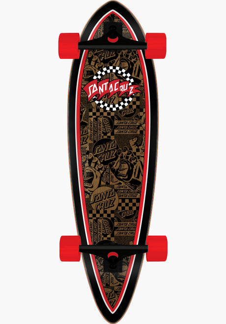 Banner Check Route Pintail black-red-gold Vorderansicht