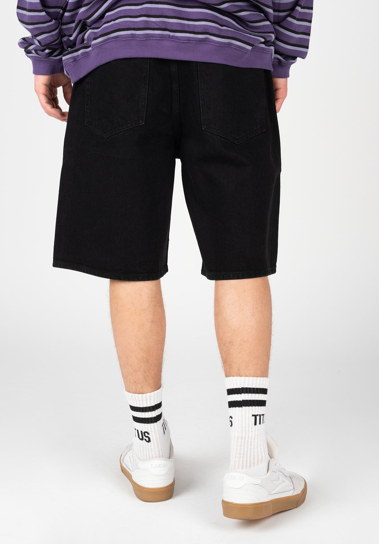 Billow Denim Short black Closeup1