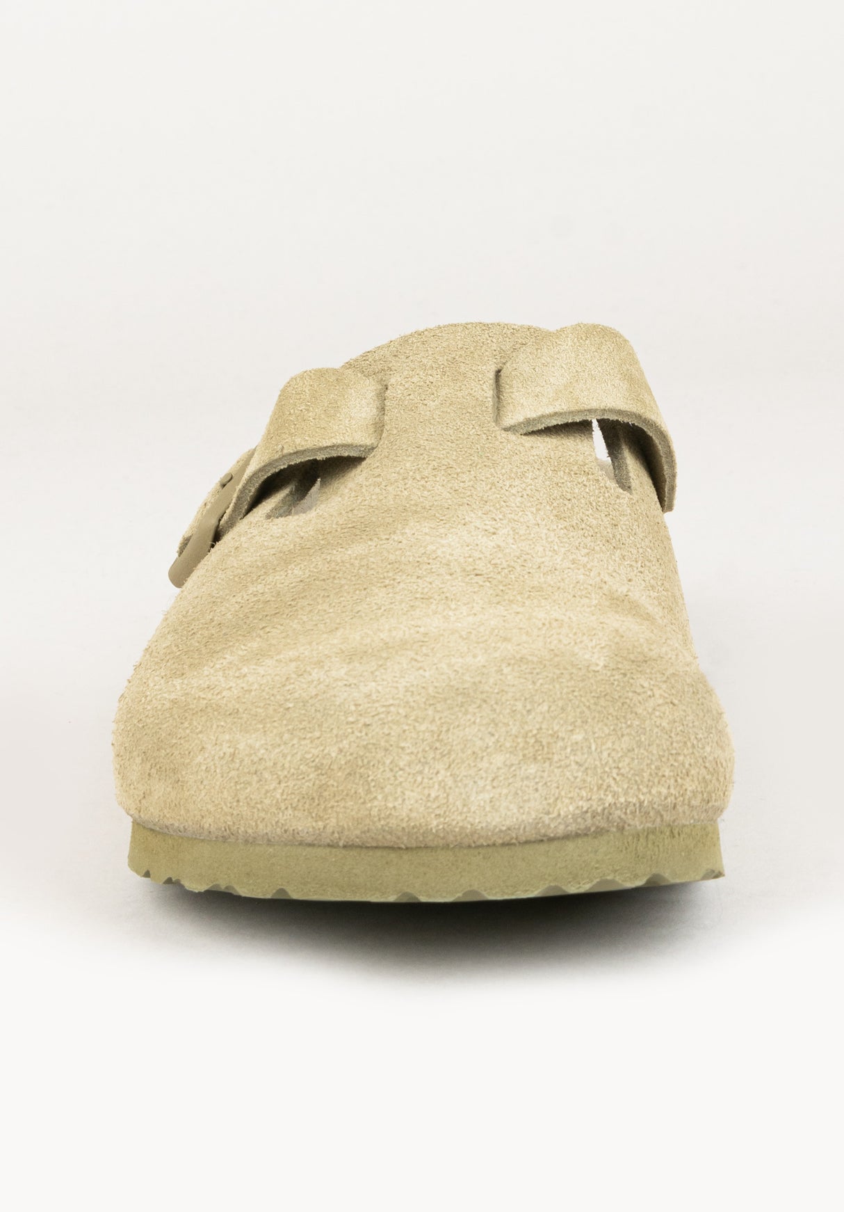 Boston Suede Leather Narrow fadedkhaki Rueckenansicht