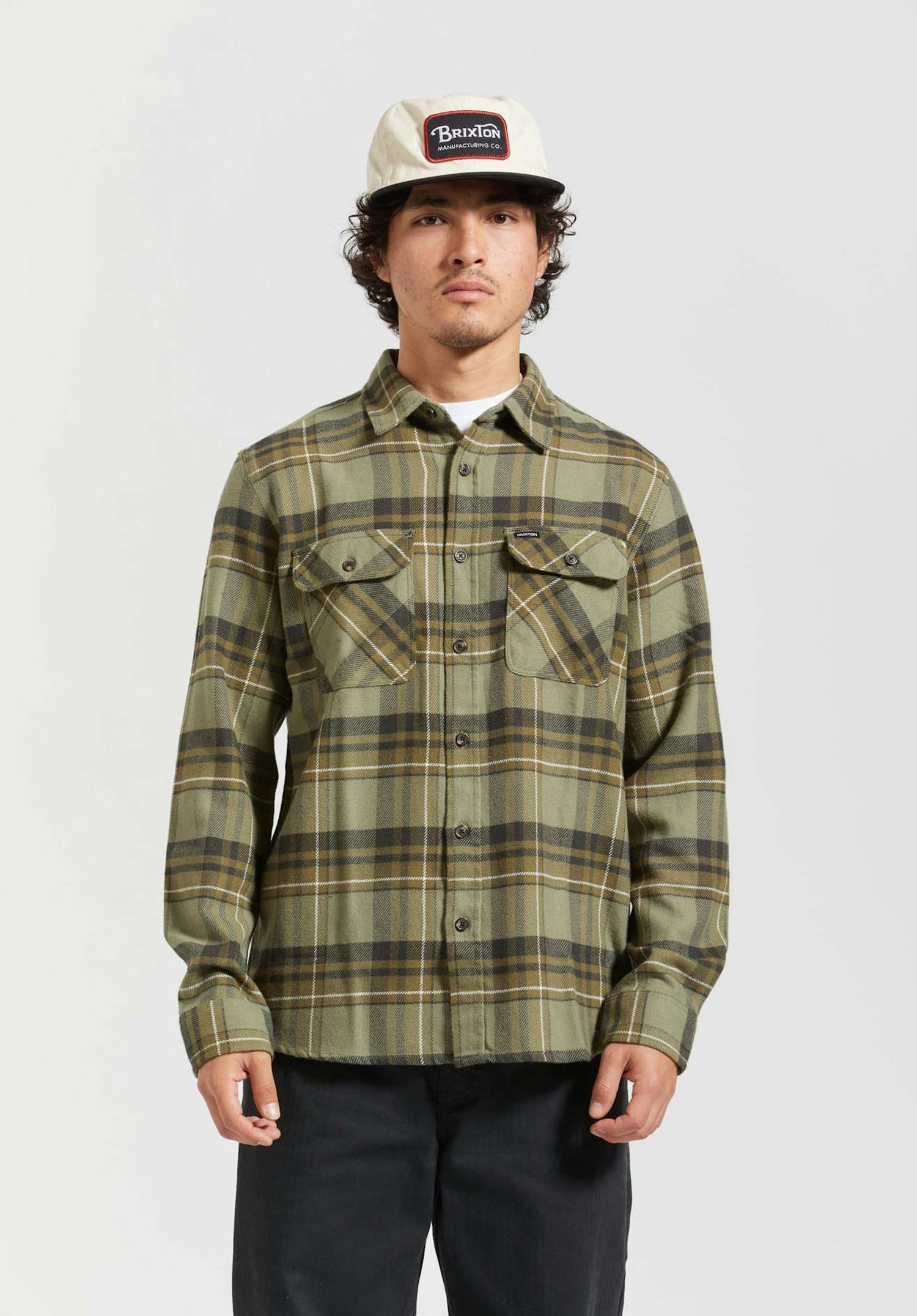 Bowery Flannel vetiver-laurelwreth-washedblack Vorderansicht Zoom Image