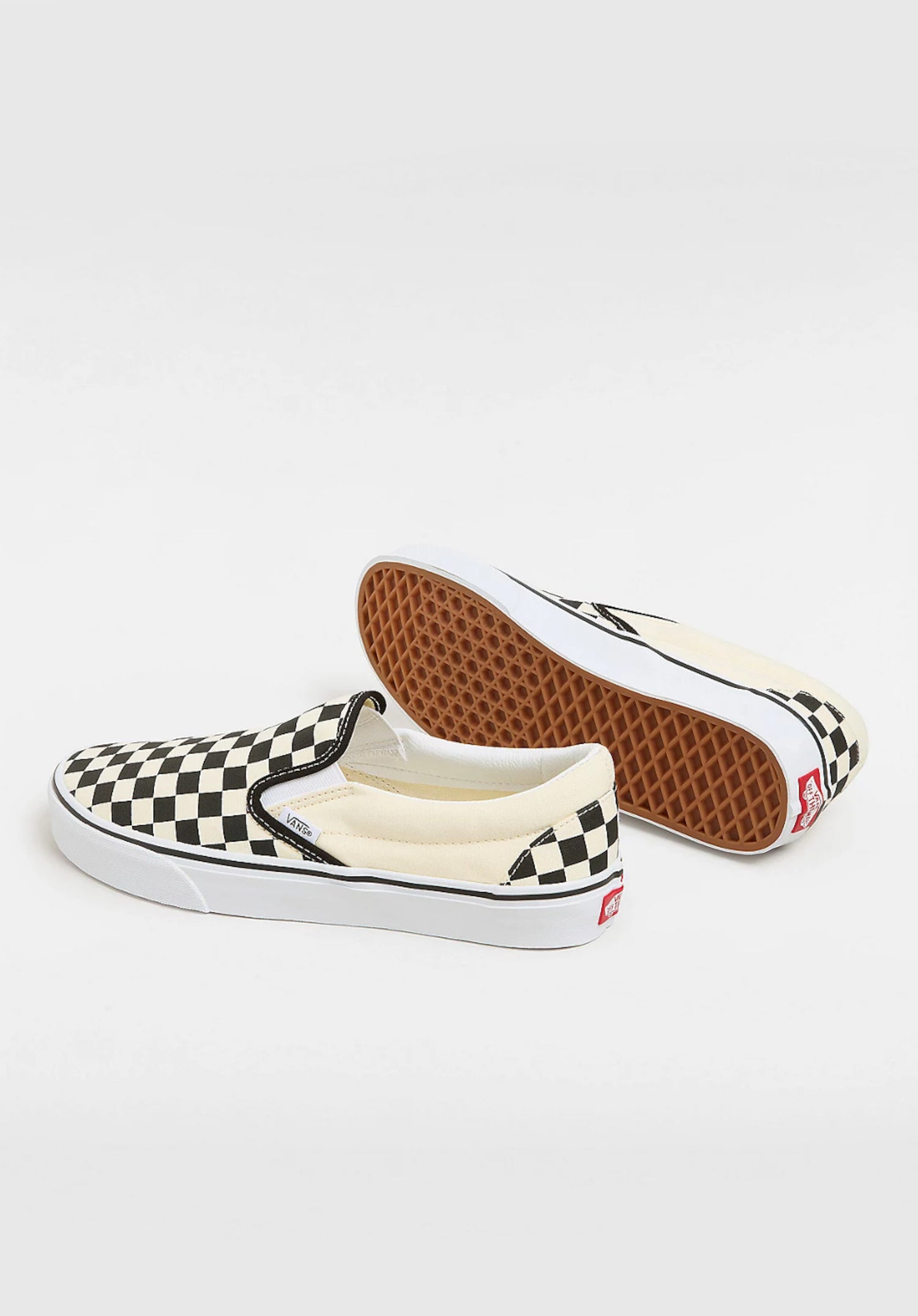Classic Slip-On black-white-checkerboard-white Closeup1 Zoom Image