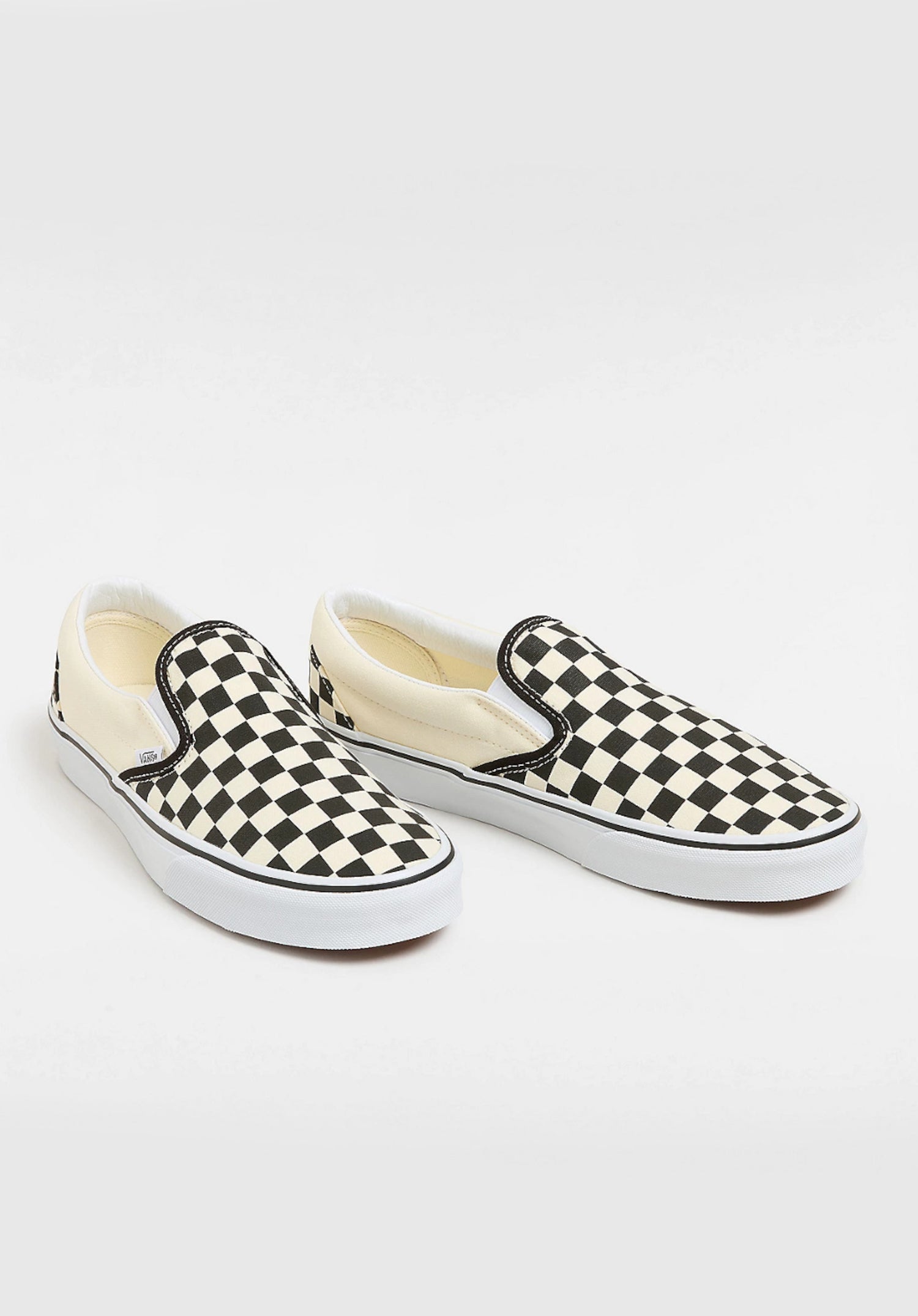 Classic Slip-On black-white-checkerboard-white Rueckenansicht Zoom Image