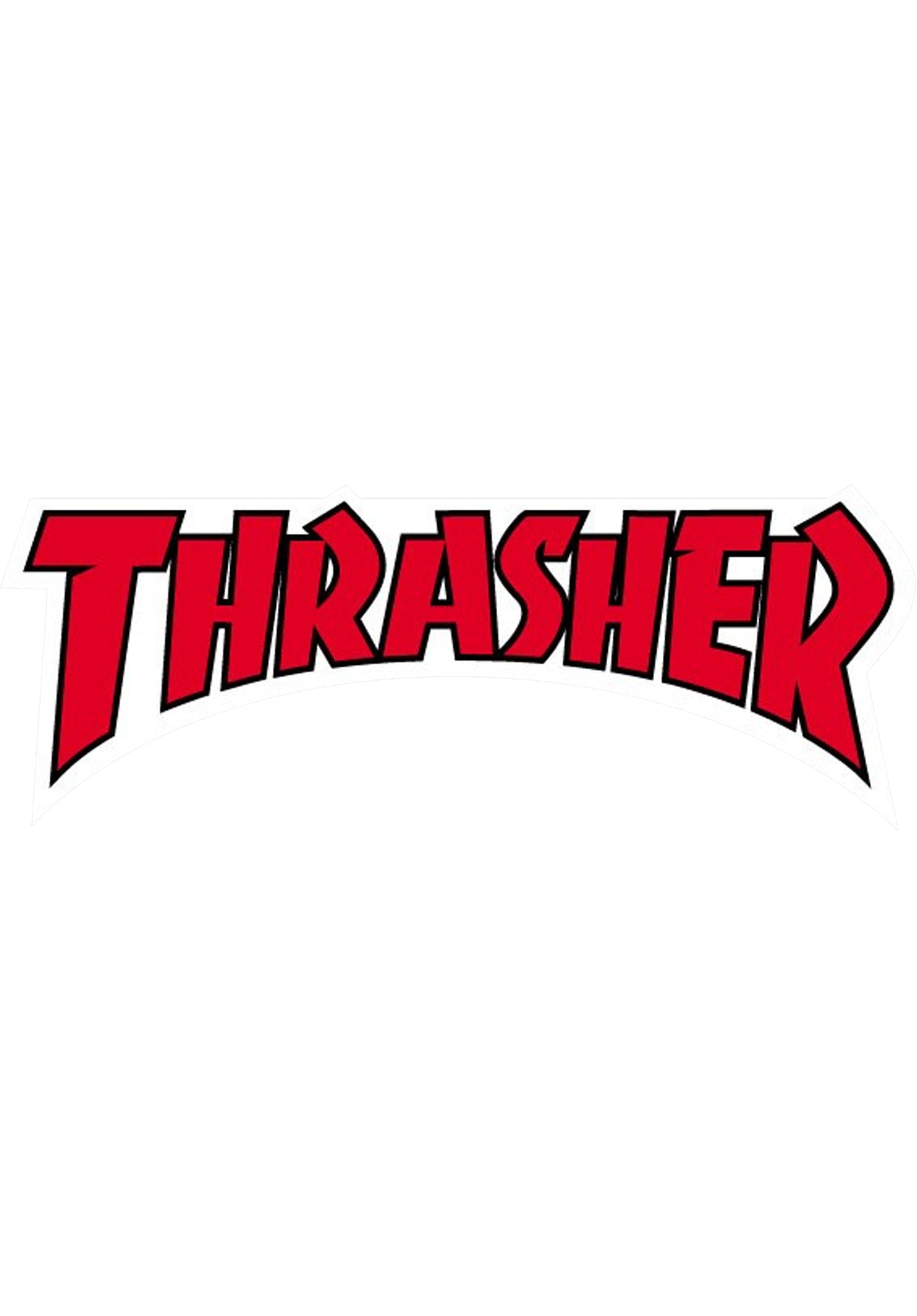 Die Cut Logo Sticker red Vorderansicht Zoom Image
