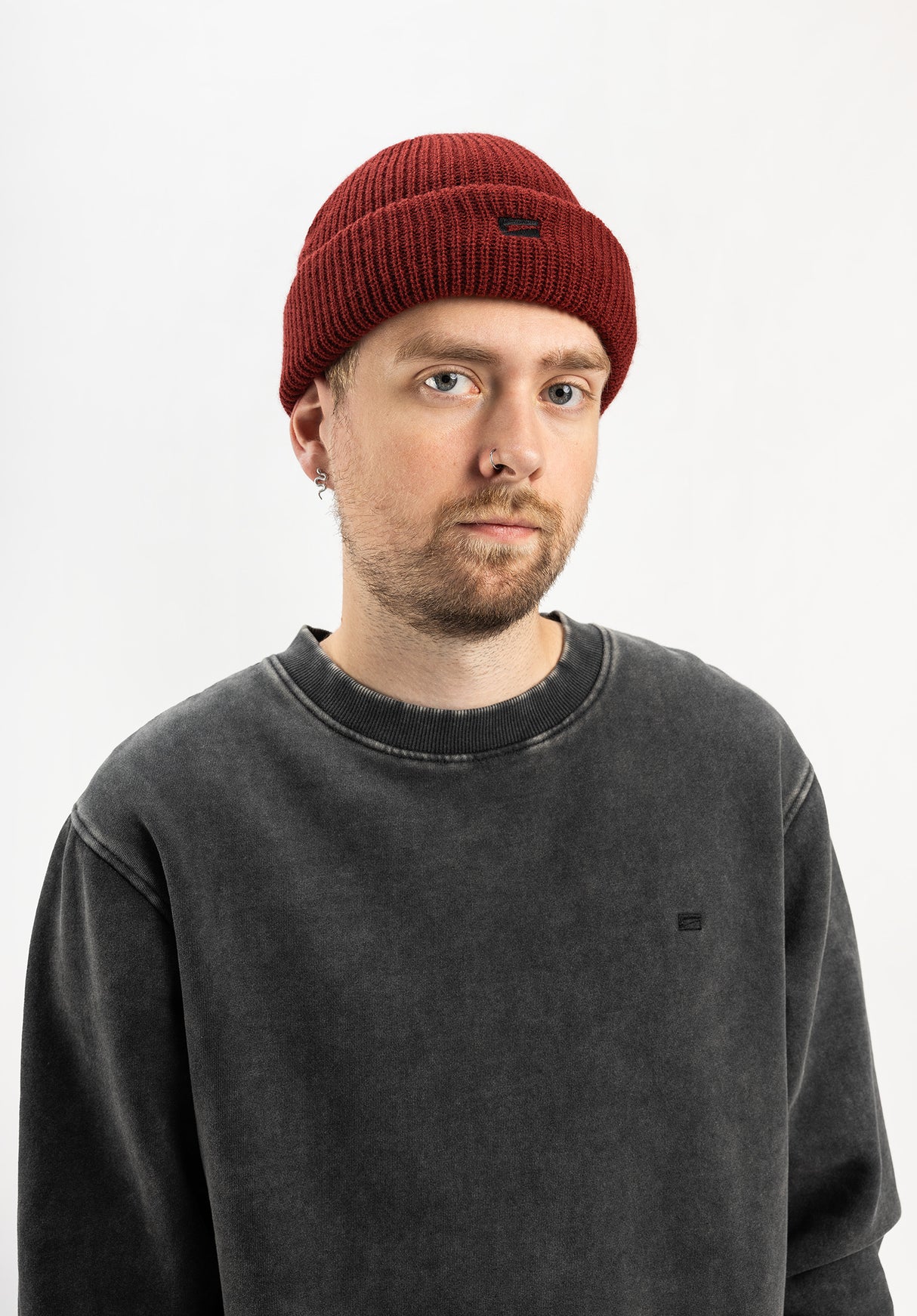 Easy Beanie redochre Rueckenansicht