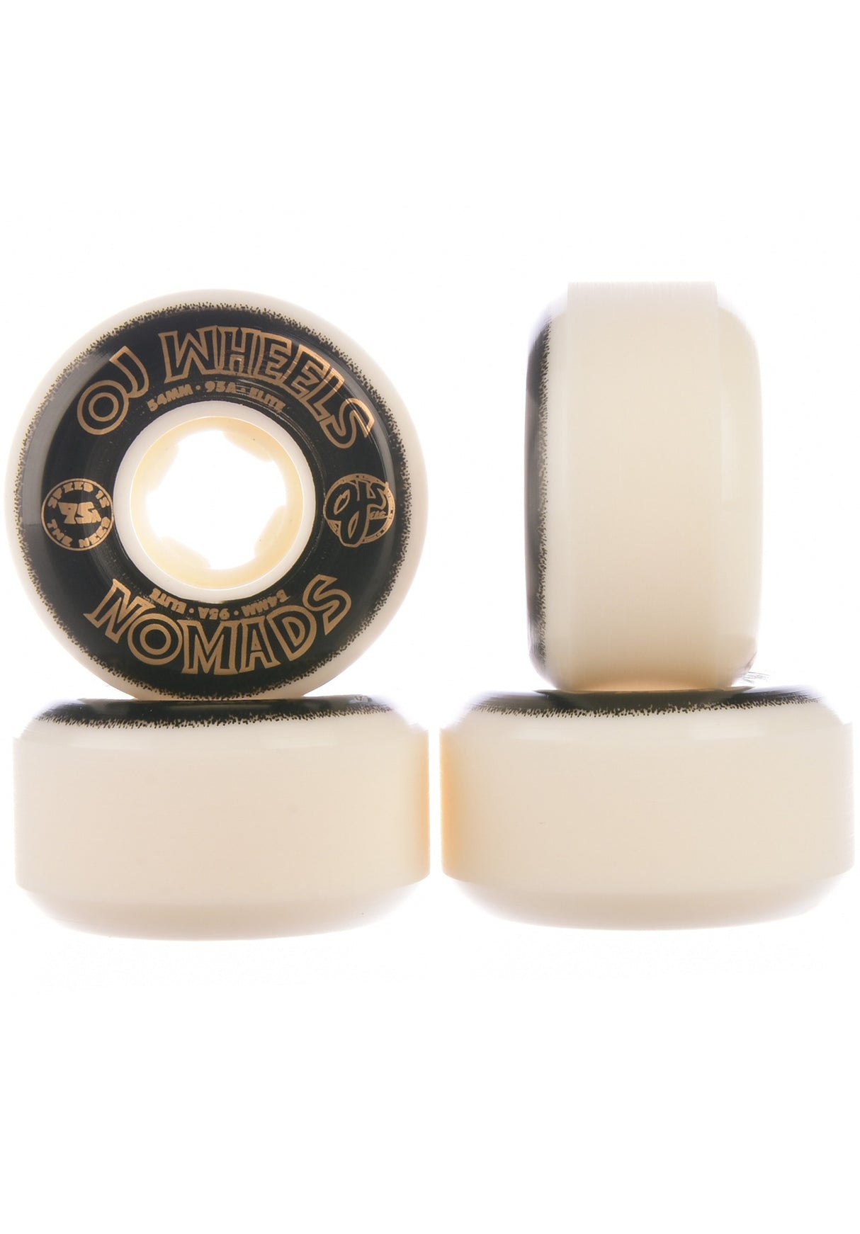 Elite Nomads 95a OJ white-black-gold Rueckenansicht