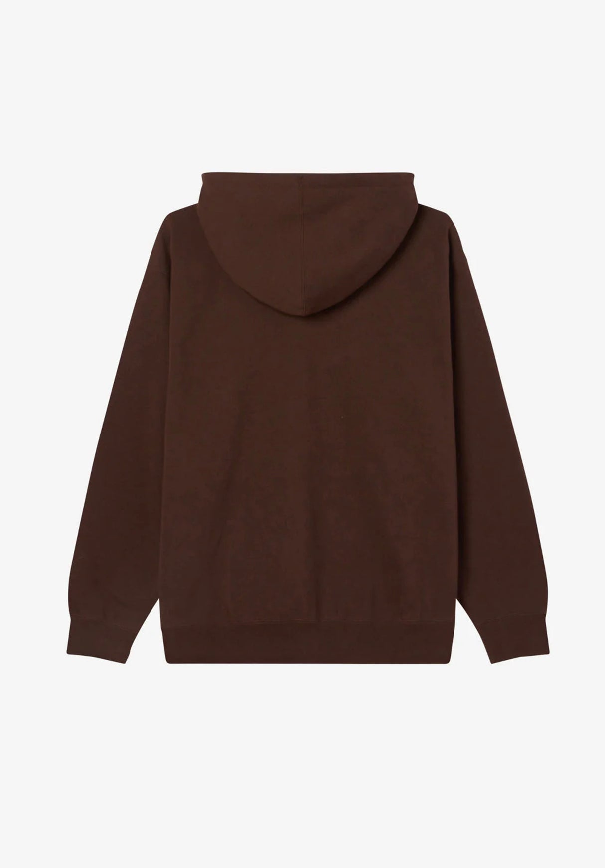 Established Works Eyes Zip Hood javabrown Rueckenansicht