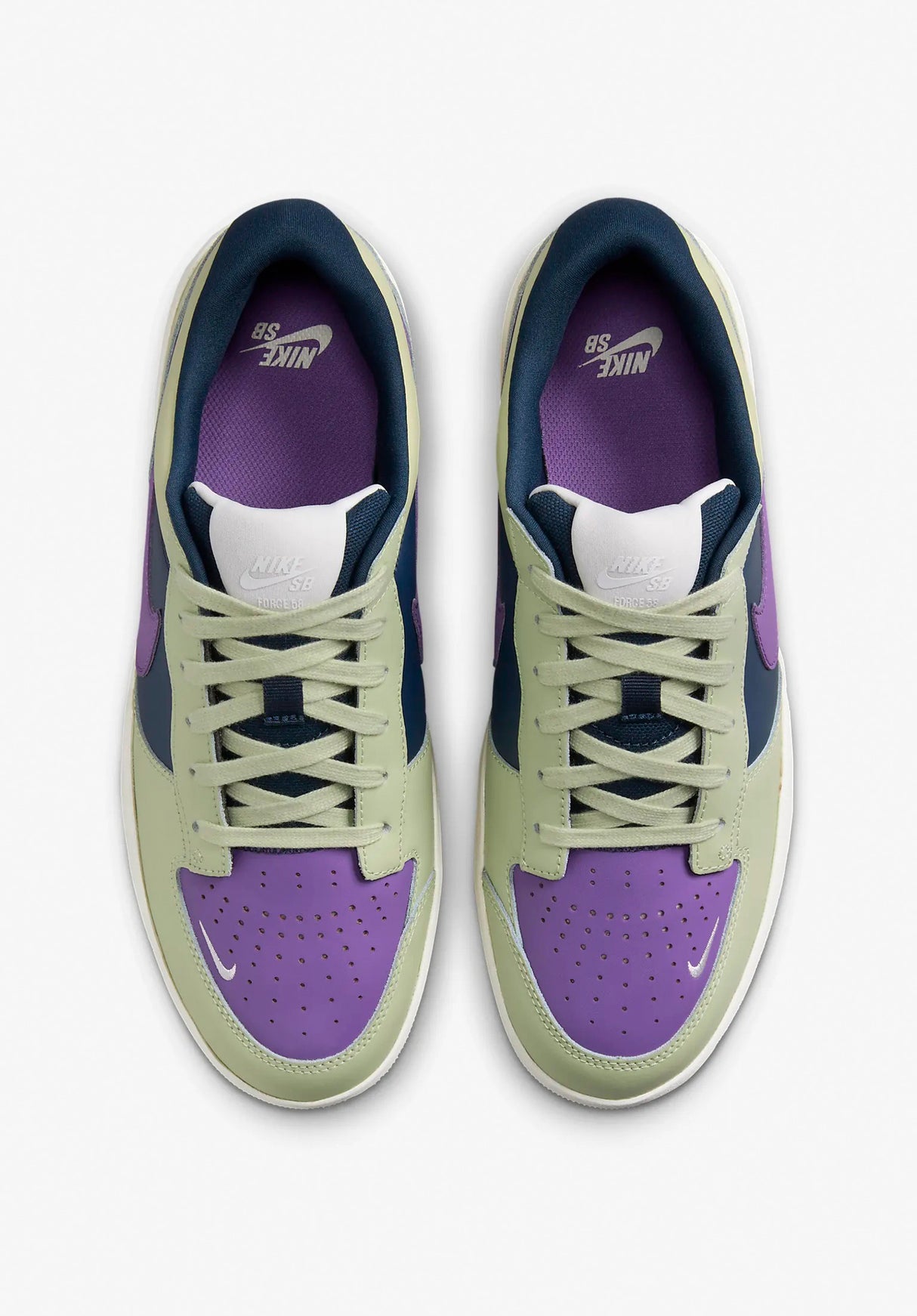 Force 58 Premium Leather oliveaura-blackraspberry-armorynavy Rueckenansicht