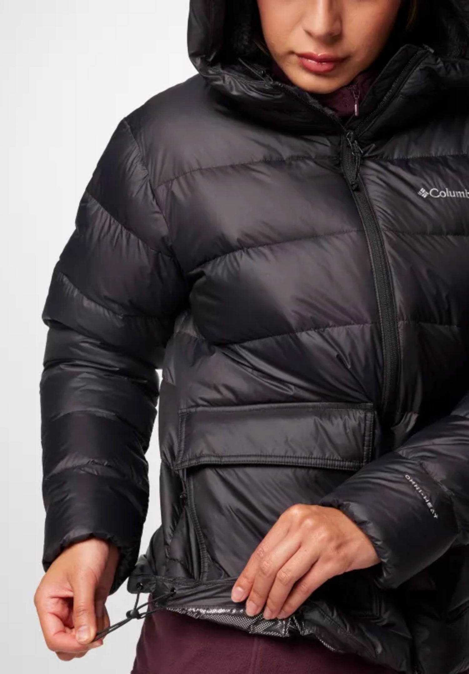 Harmony Falls Hooded Down black Closeup1 Zoom Image