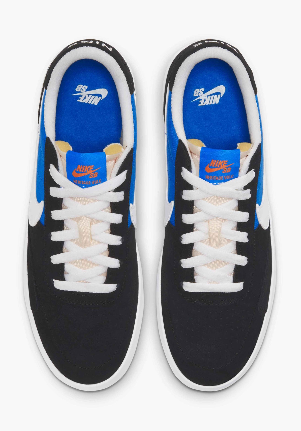 Heritage Vulc black-white-signalblue-safetyorange Closeup1