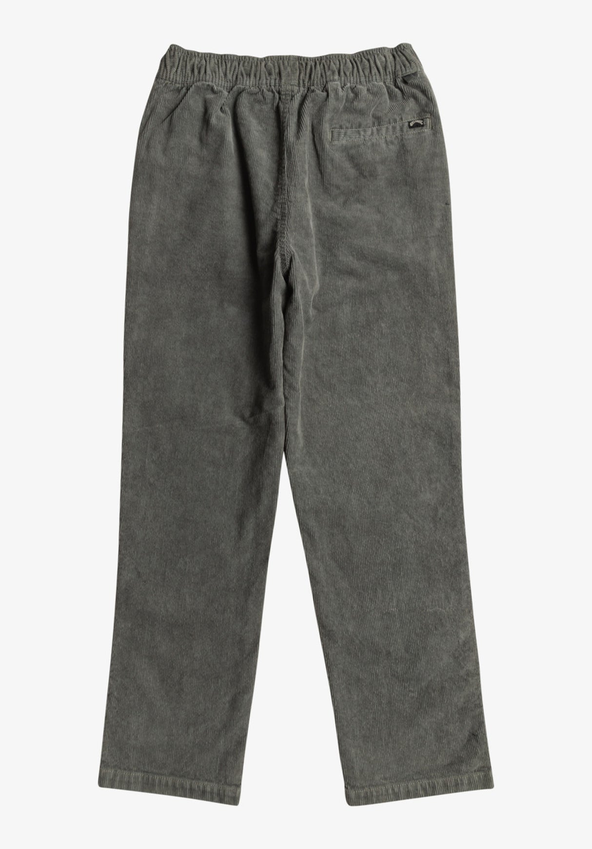 Larry Cord Pant slategreen Rueckenansicht