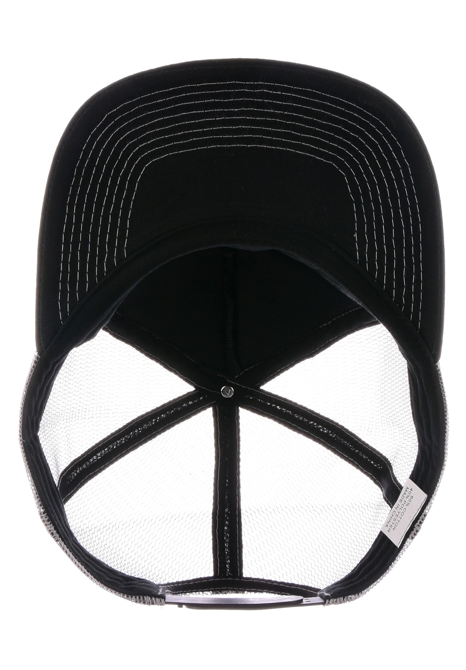 Logo Embroidered Mesh black-grey Oberansicht Zoom Image