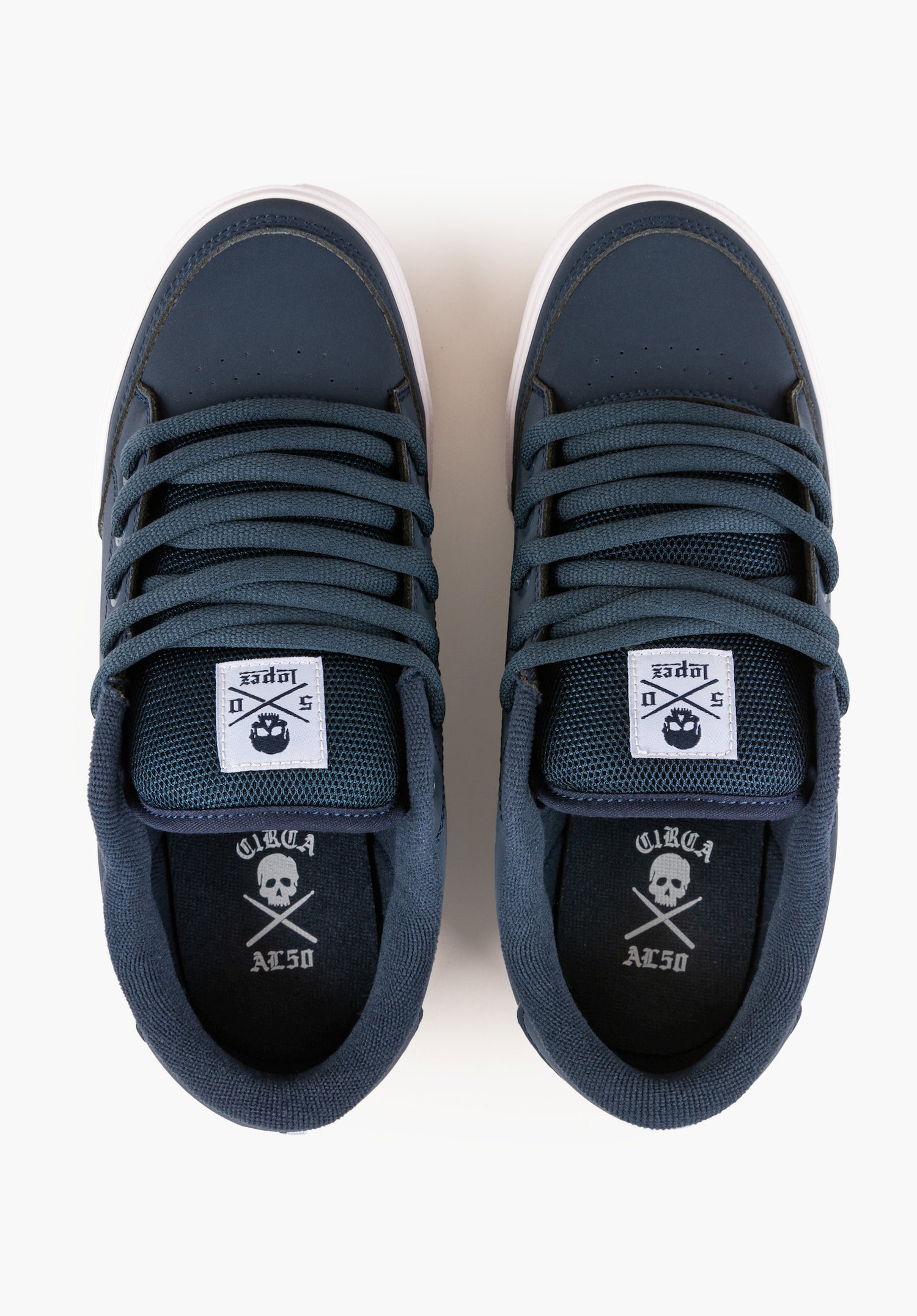 Lopez 50 dressblue-white Closeup2 Zoom Image