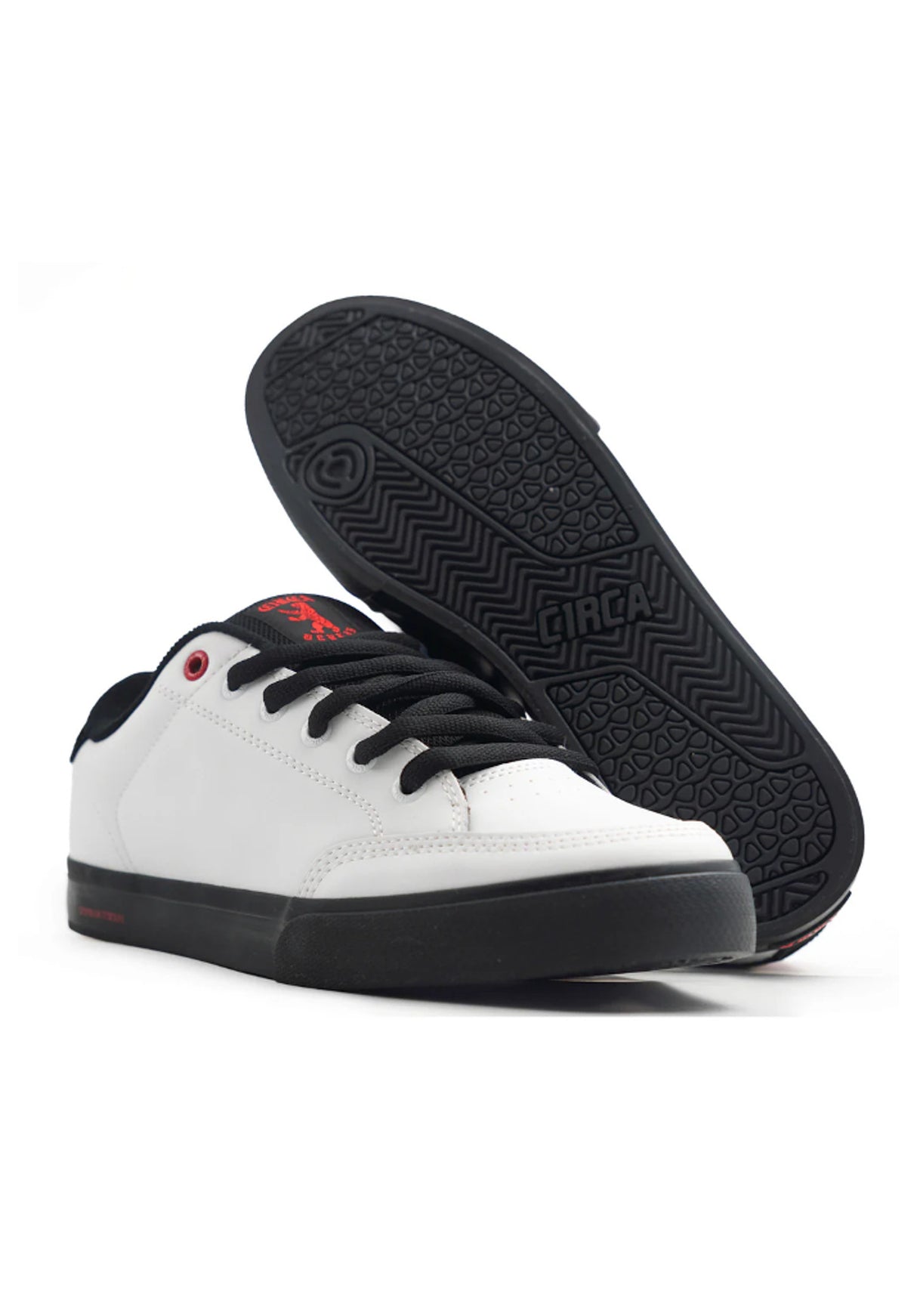 Lopez 50 x Manhole white-black-red Rueckenansicht