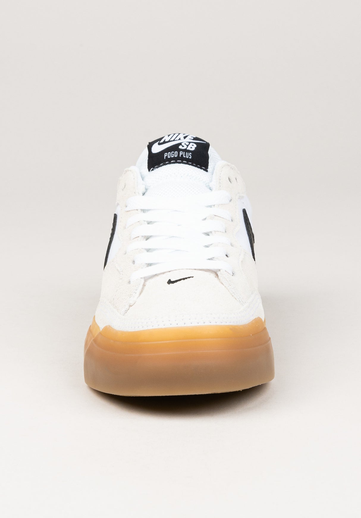 Pogo white-black-white-gumlightbrown Rueckenansicht