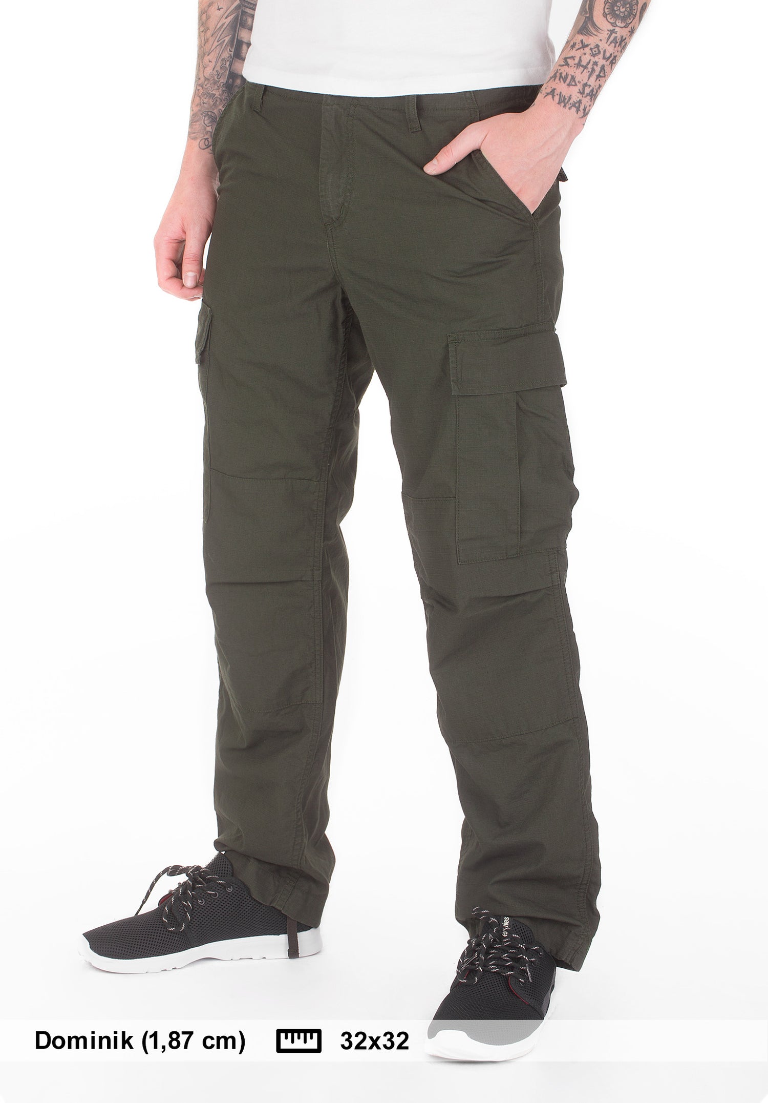 Regular Cargo Pant cypress-rinsed Vorderansicht Zoom Image