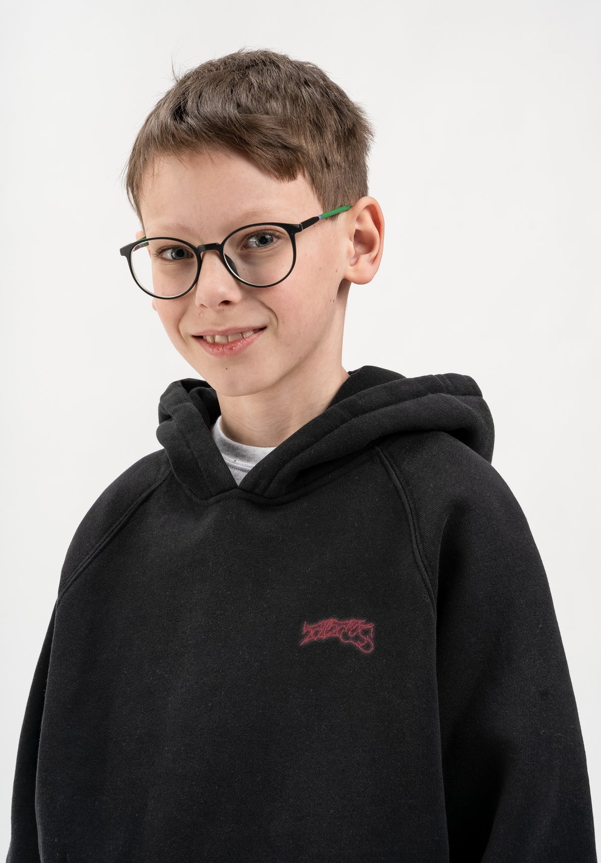 Retro Classic Logo Kids blackfaded Closeup1