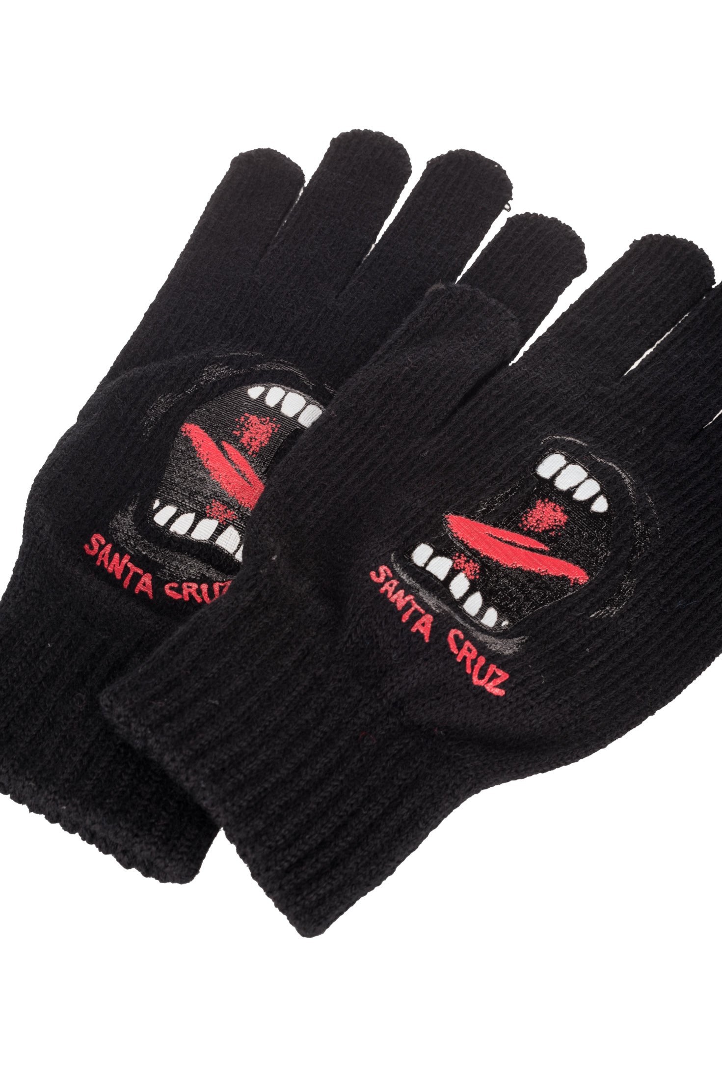 Screaming Gloves black Rueckenansicht Zoom Image
