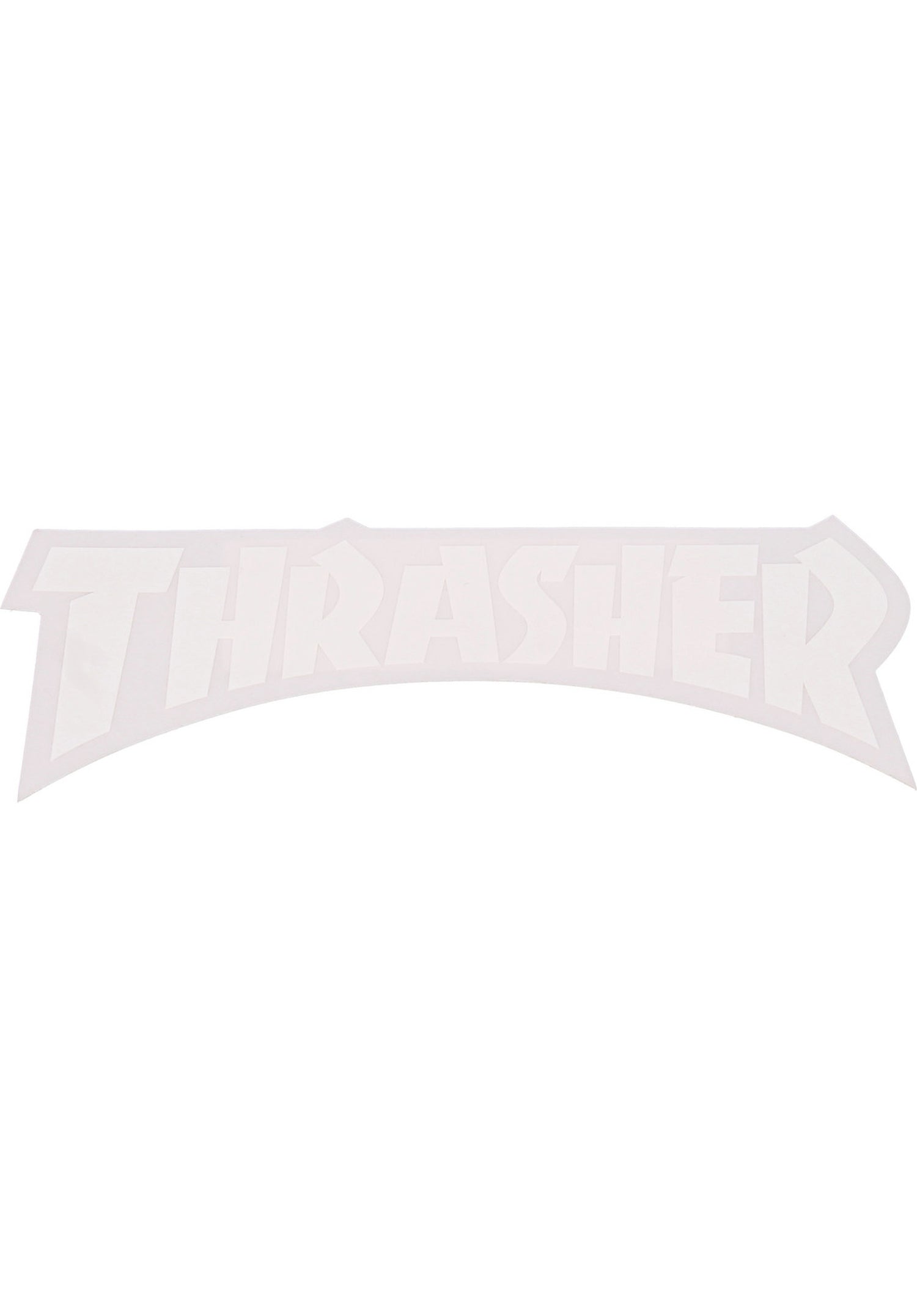 Die Cut Logo Sticker white Vorderansicht Zoom Image