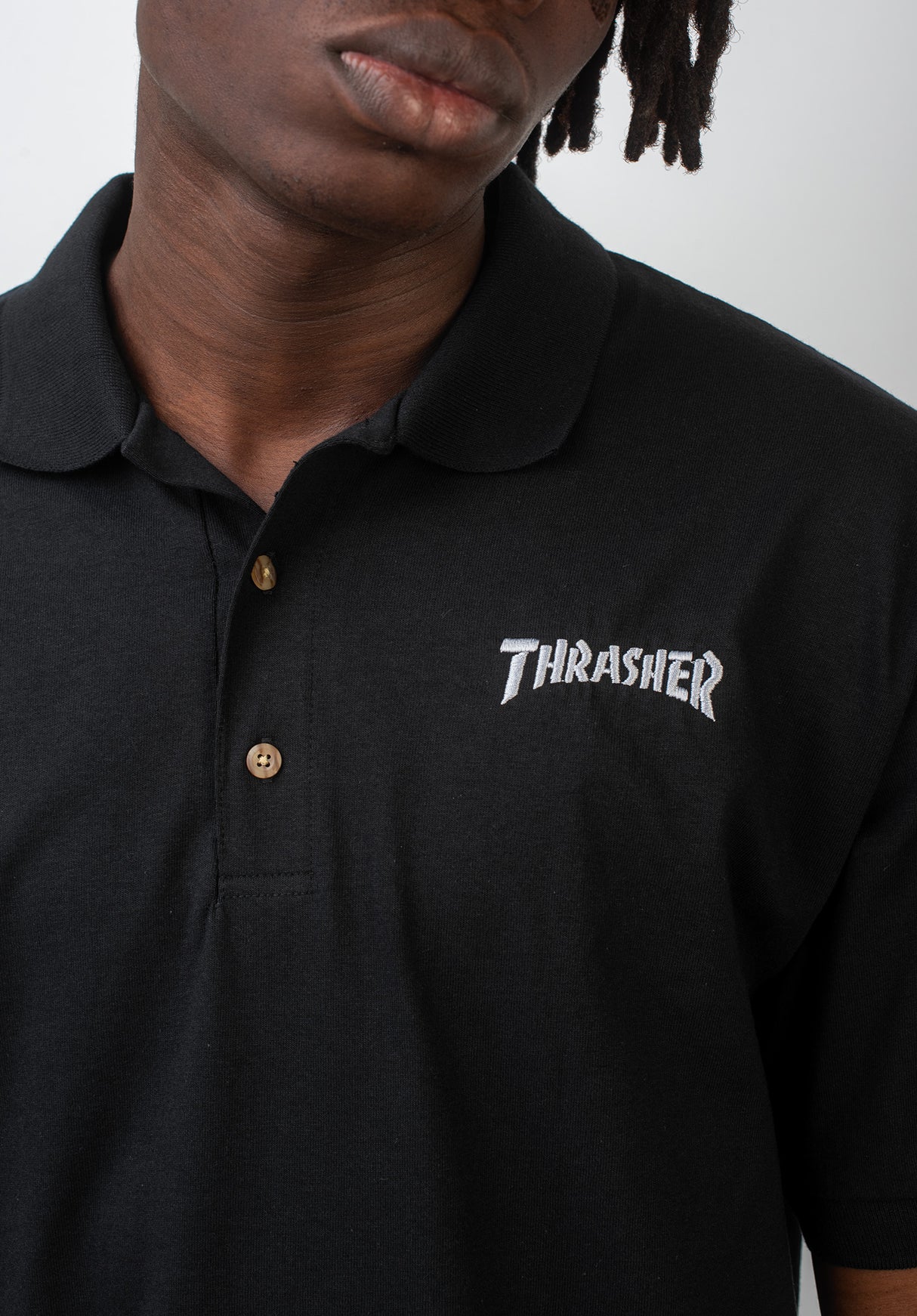 Logo Embroidered black Close-Up1