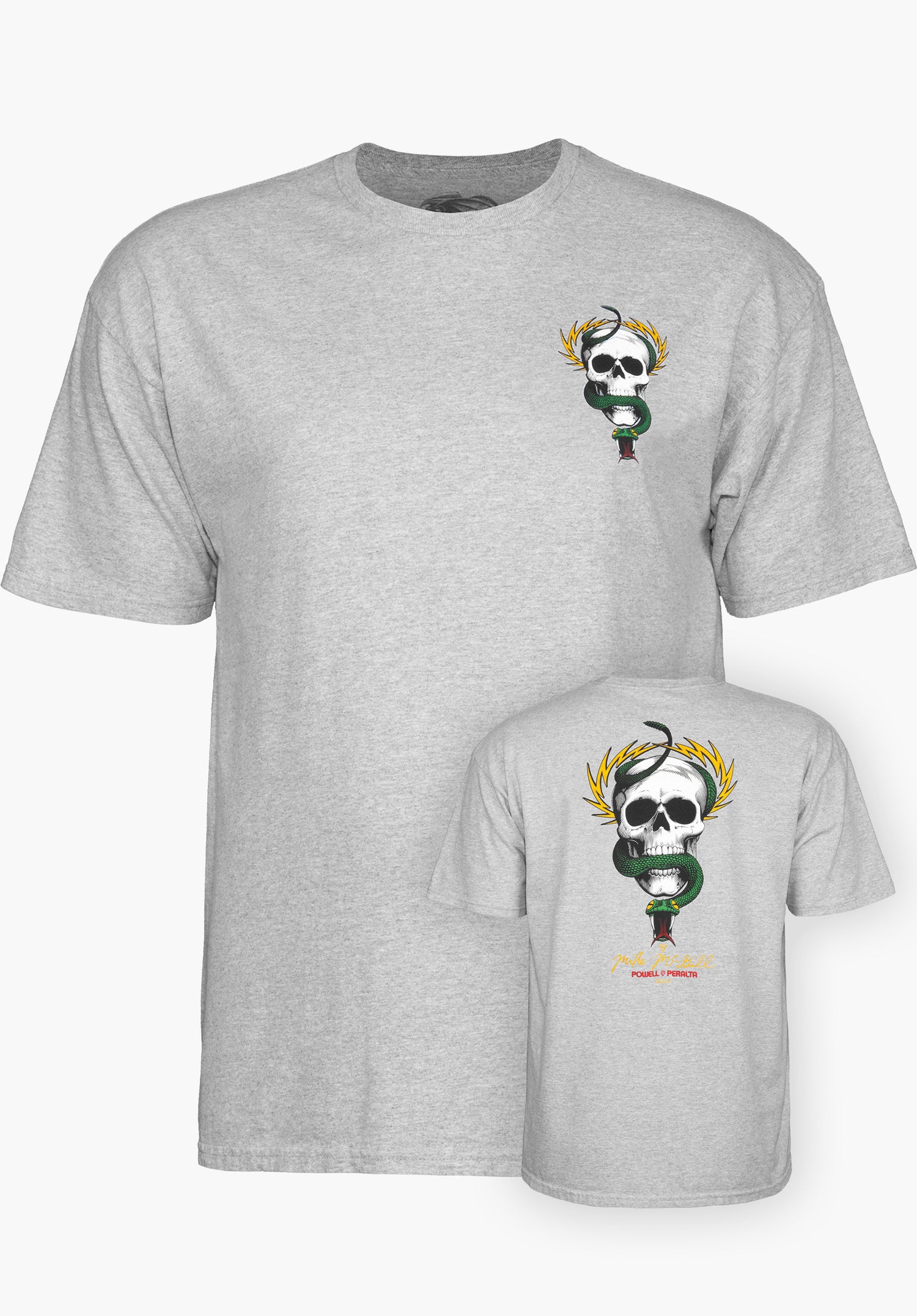 Mc Gill Skull & Snake sportgray Vorderansicht Zoom Image