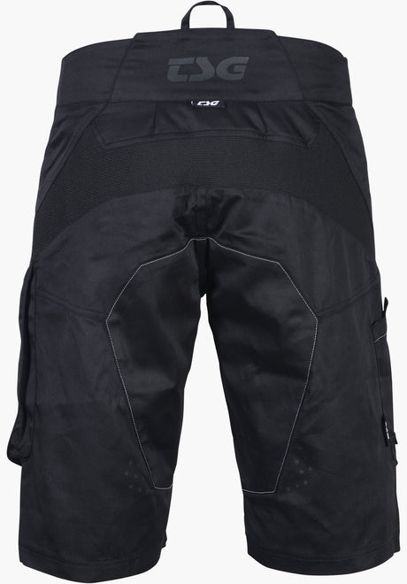 Worx Shorts 2.0 black Rückenansicht