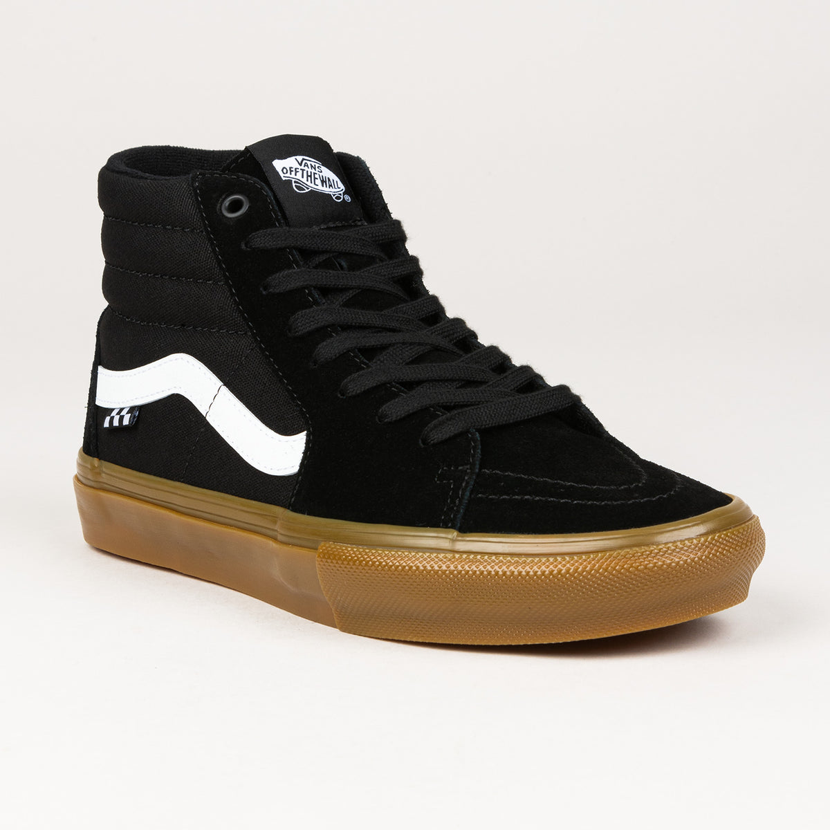 Skate SK8-Hi Vans Mens Shoes in black-gum for men