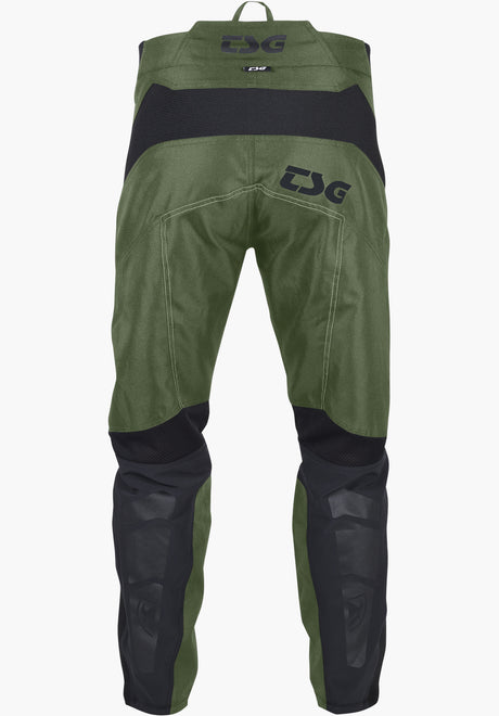 Trailz DH Pants 2.0 olivine Rückenansicht