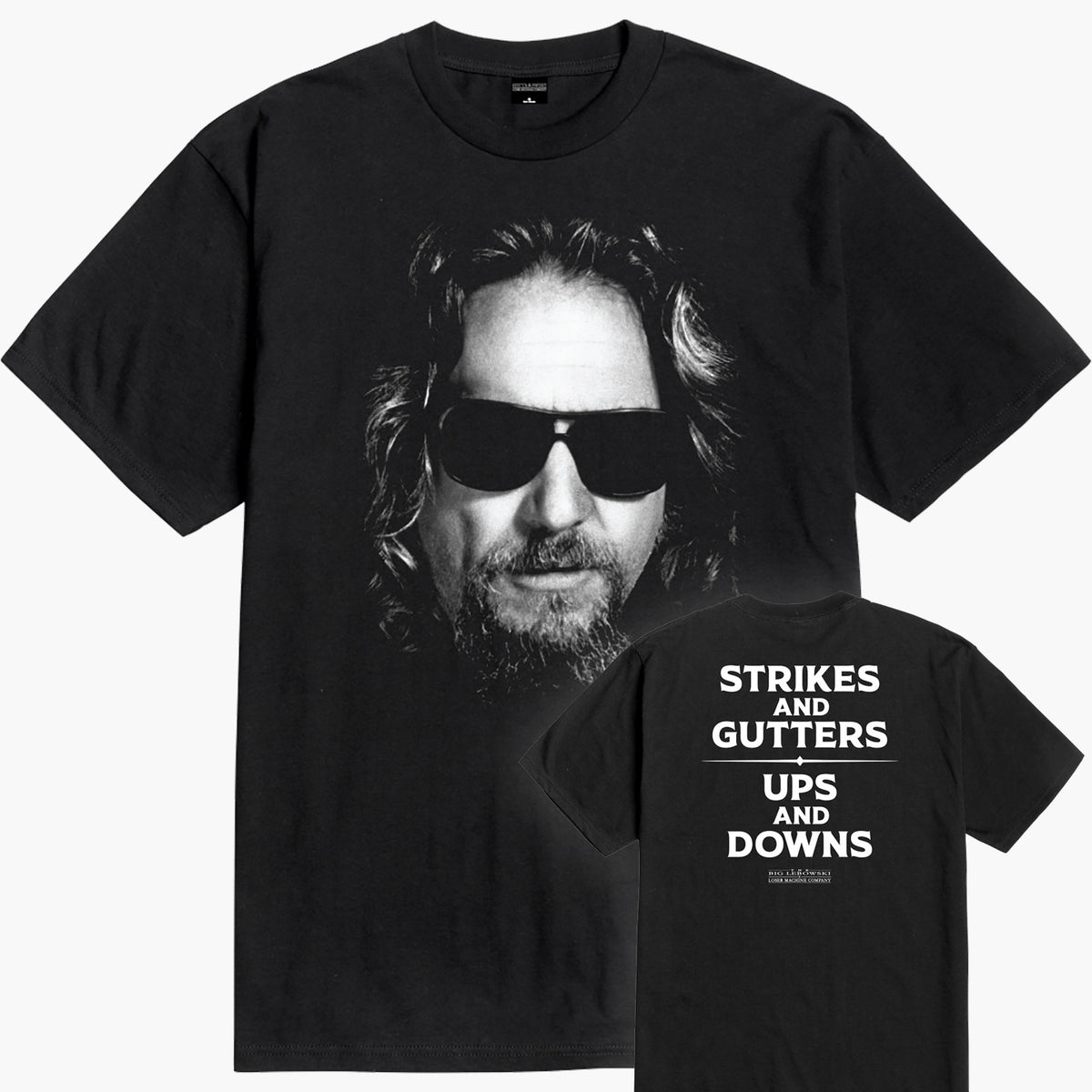 x Big Lebowski - the Dude Loser-Machine T-Shirt in black for men 