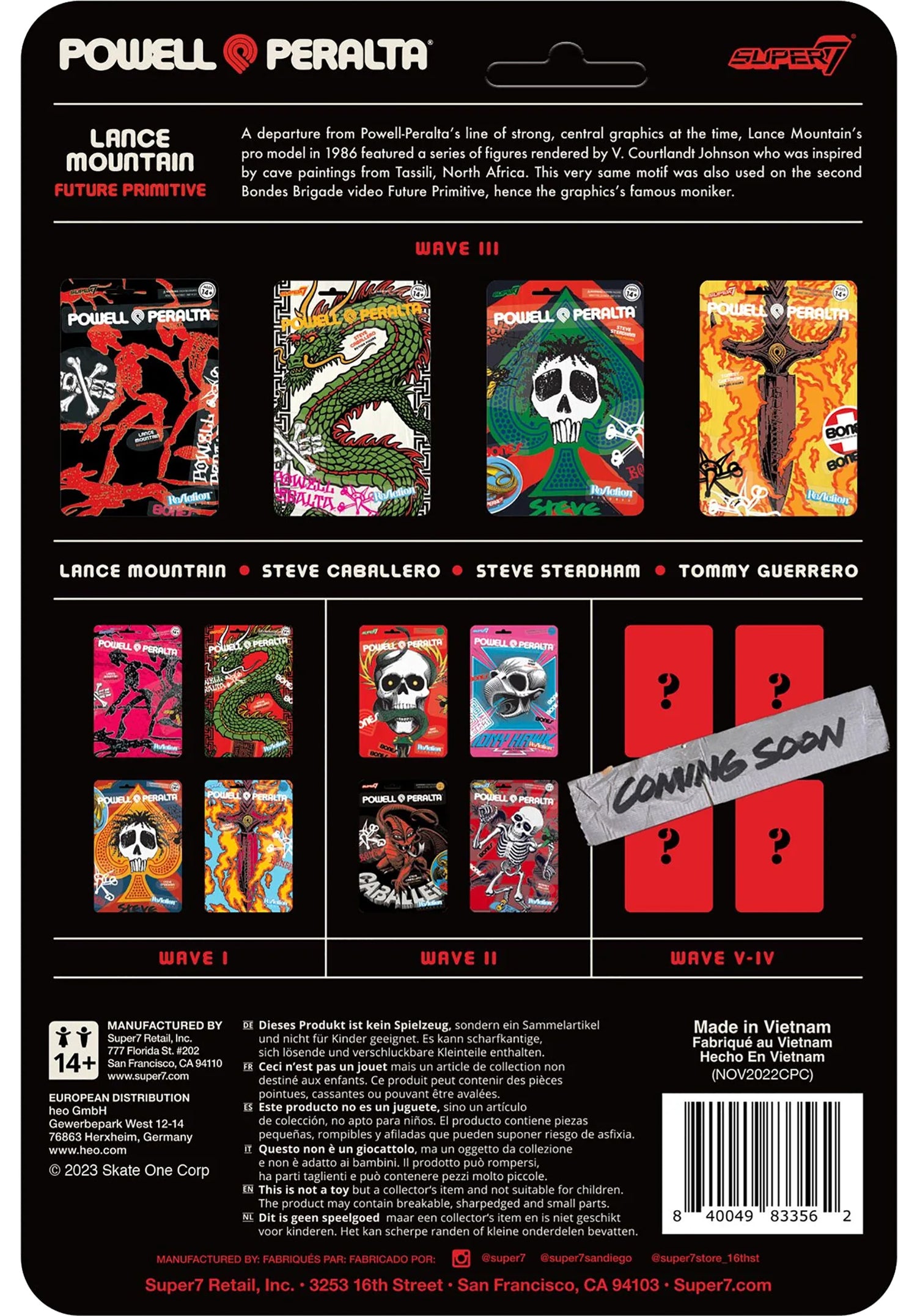 Powell-Peralta ReAction Figure Wave 3 mountain Rückenansicht Zoom Image