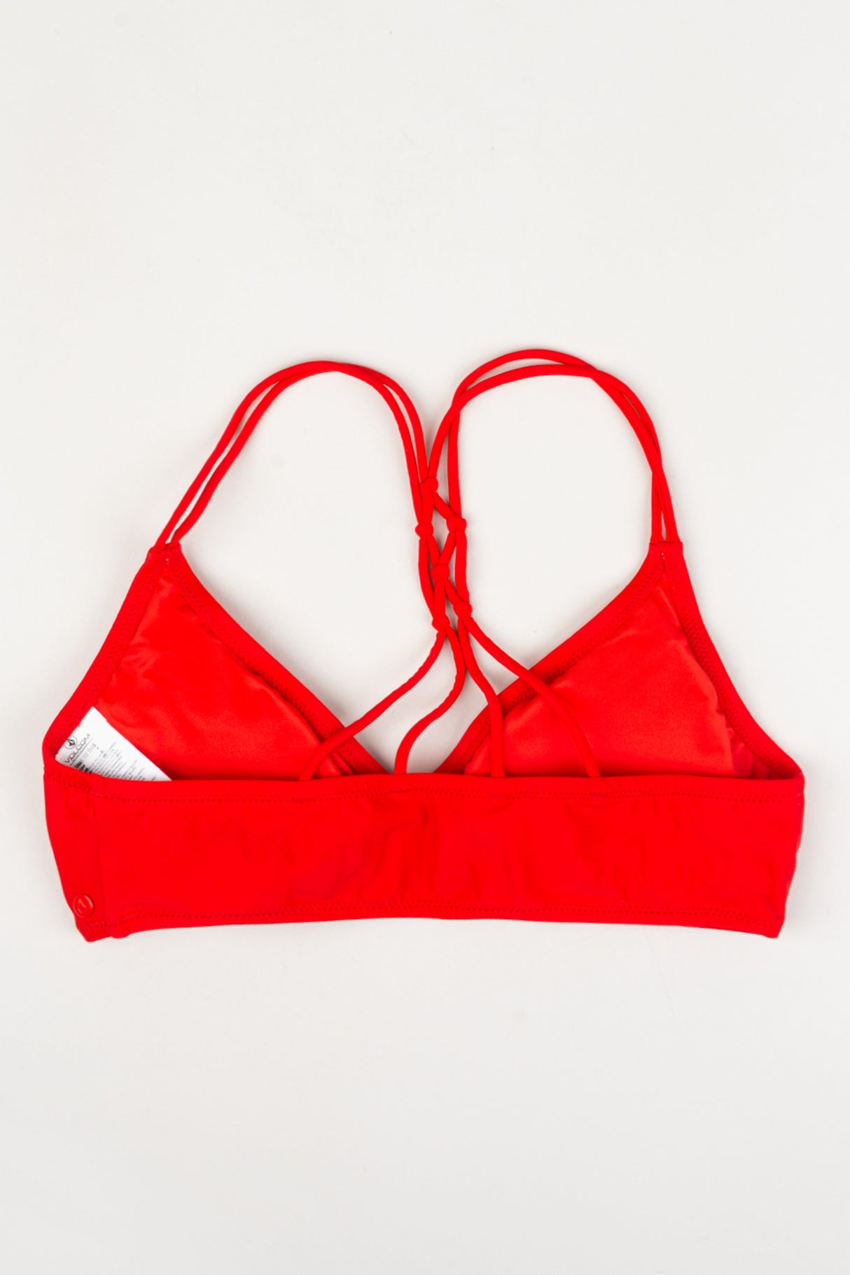 Simply Solid Vneck candyapple Rückenansicht