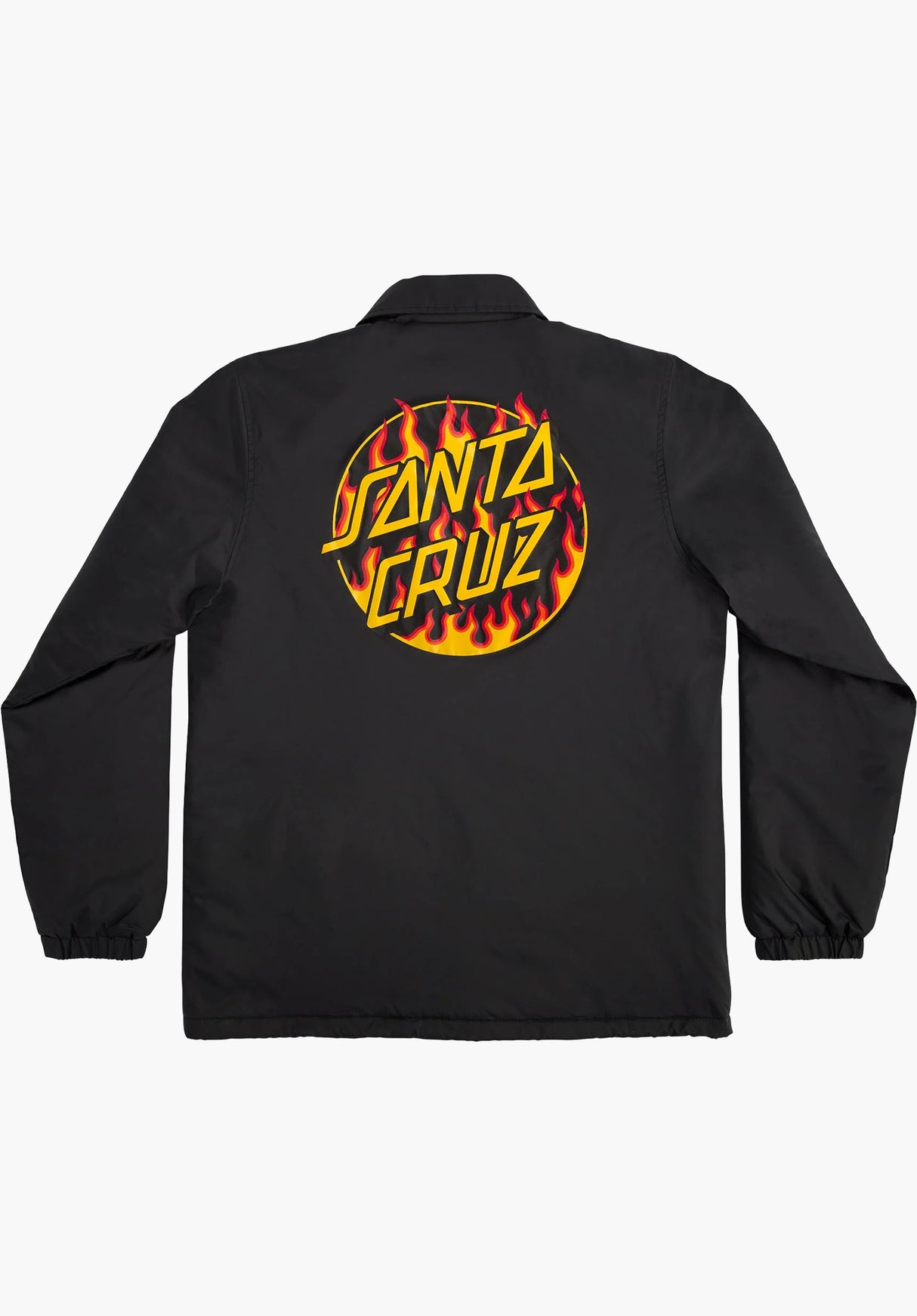 Thrasher Flame Dot Jacket black Rückenansicht