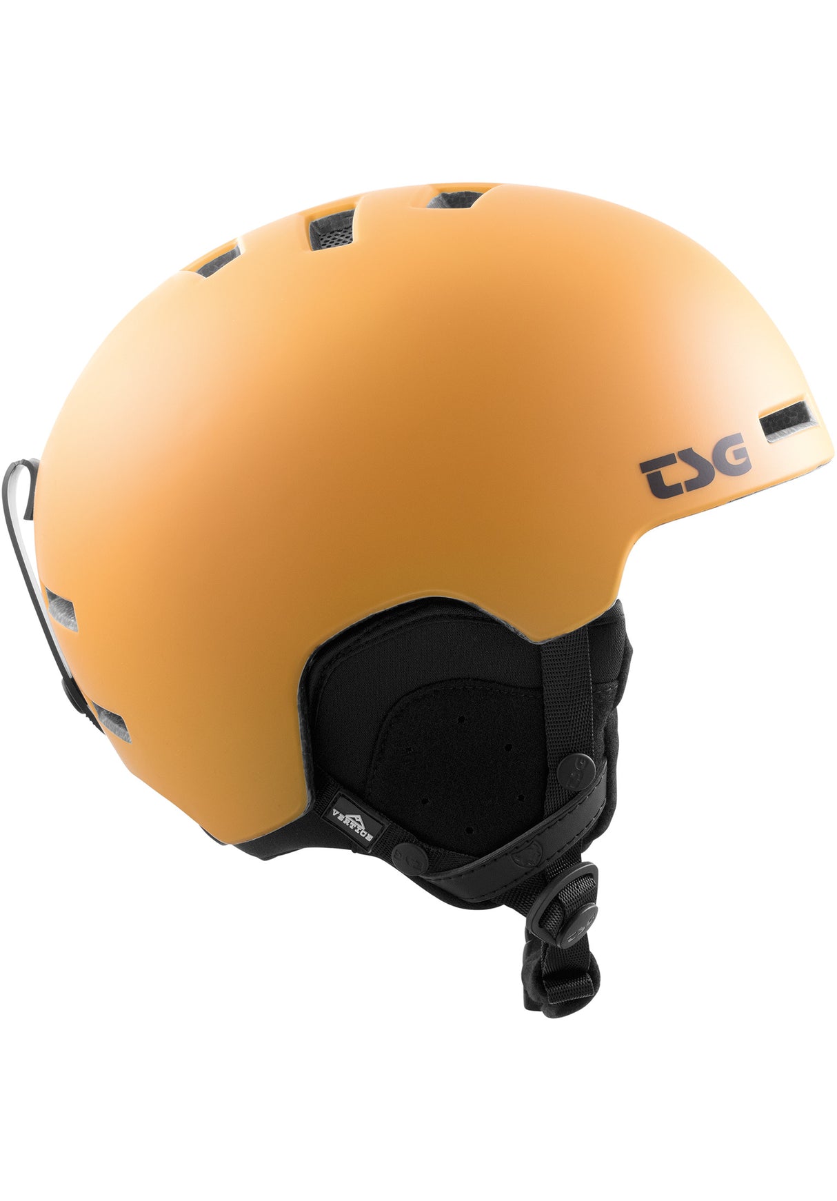 Vertice Solid Color satin yellow ochre Rückenansicht