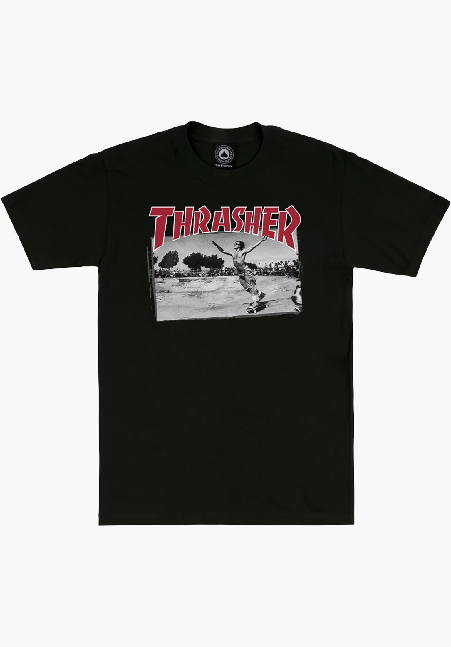 Jake Dish Thrasher T shirt in black per c TITUS