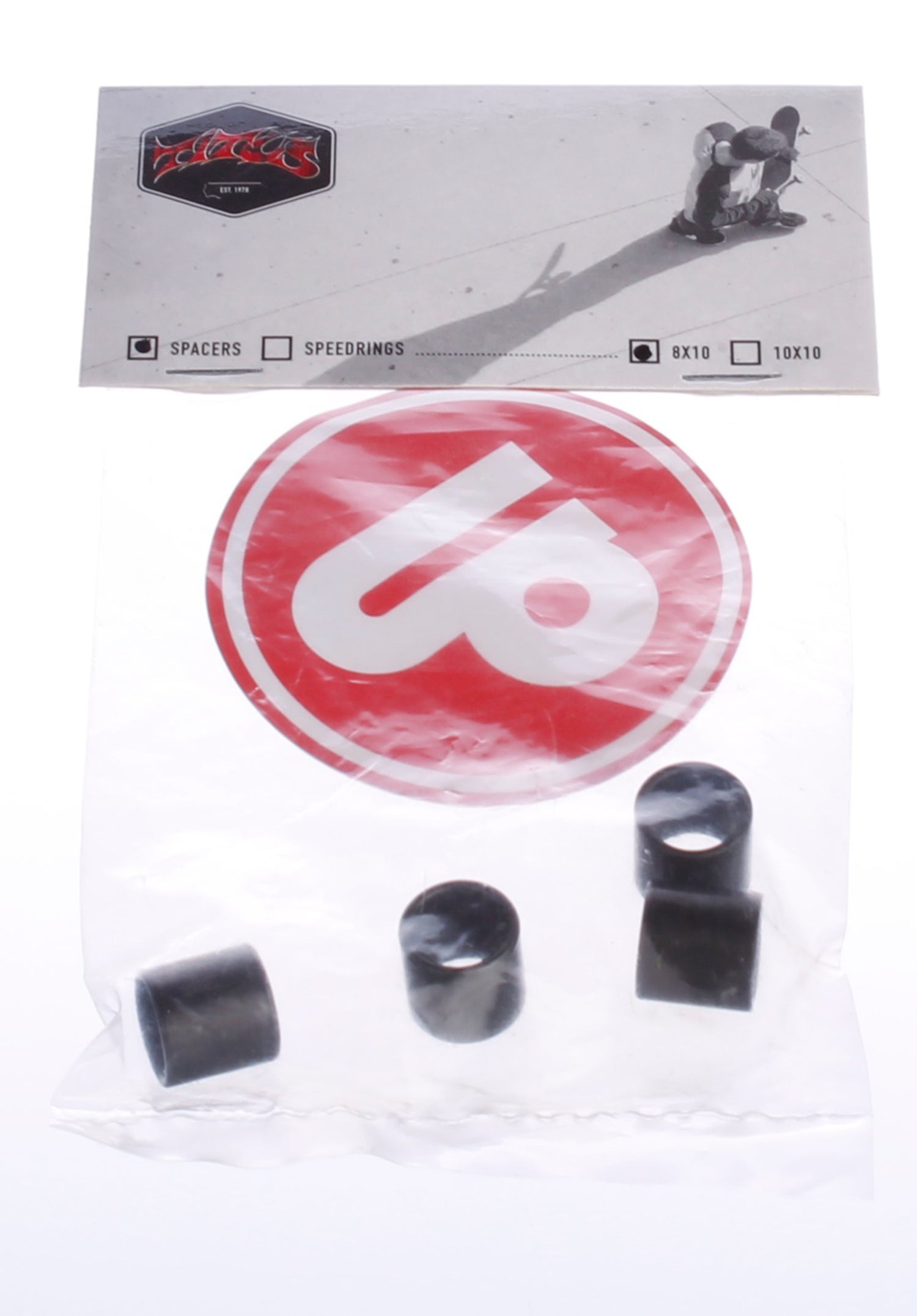 8x10 mm Steel Spacer black Close-Up1 Zoom Image