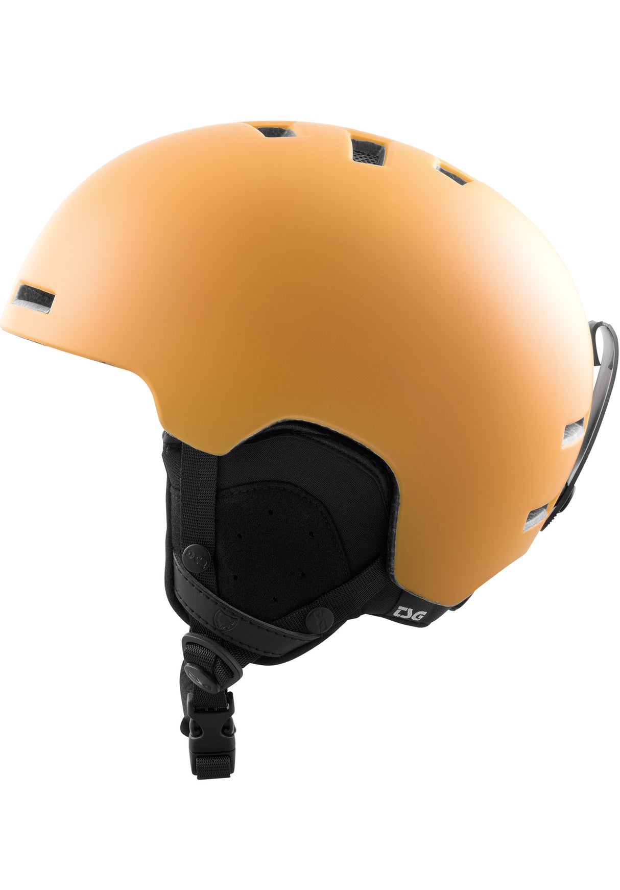 Vertice Solid Color satin yellow ochre Close-Up1