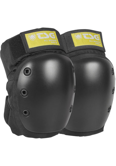 Knee Pads All Ground II black Vorderansicht