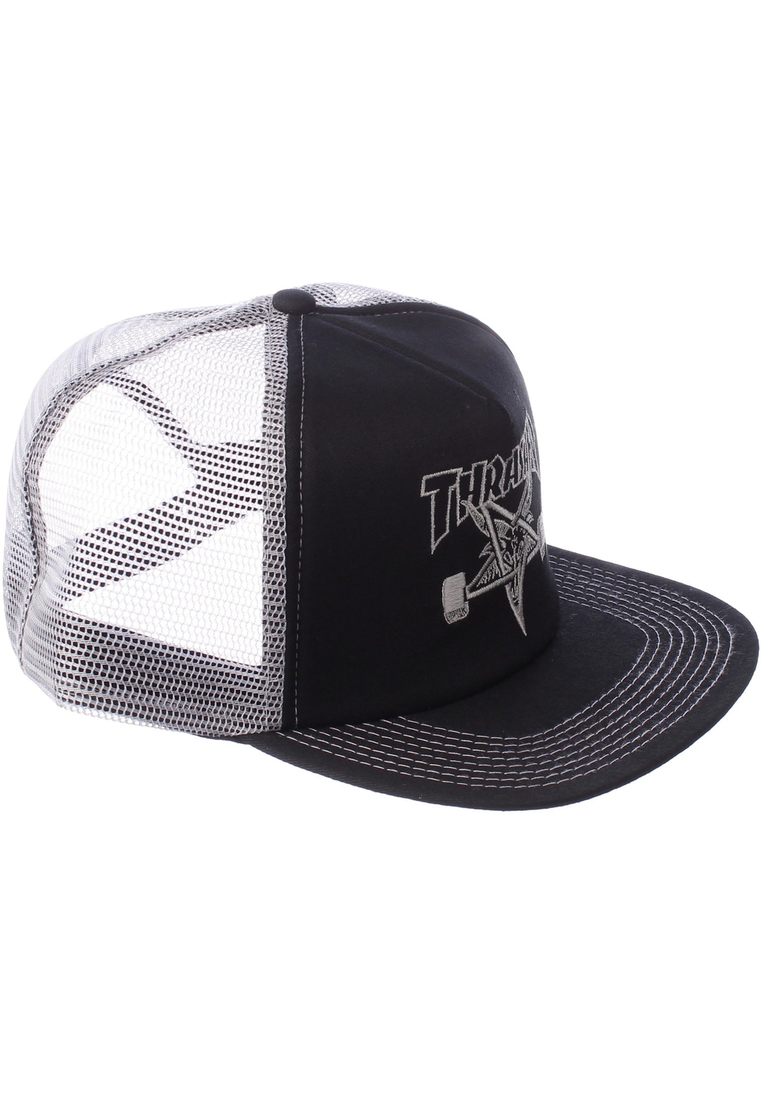 Skate Goat Embroided Mesh black-grey Close-Up2 Zoom Image