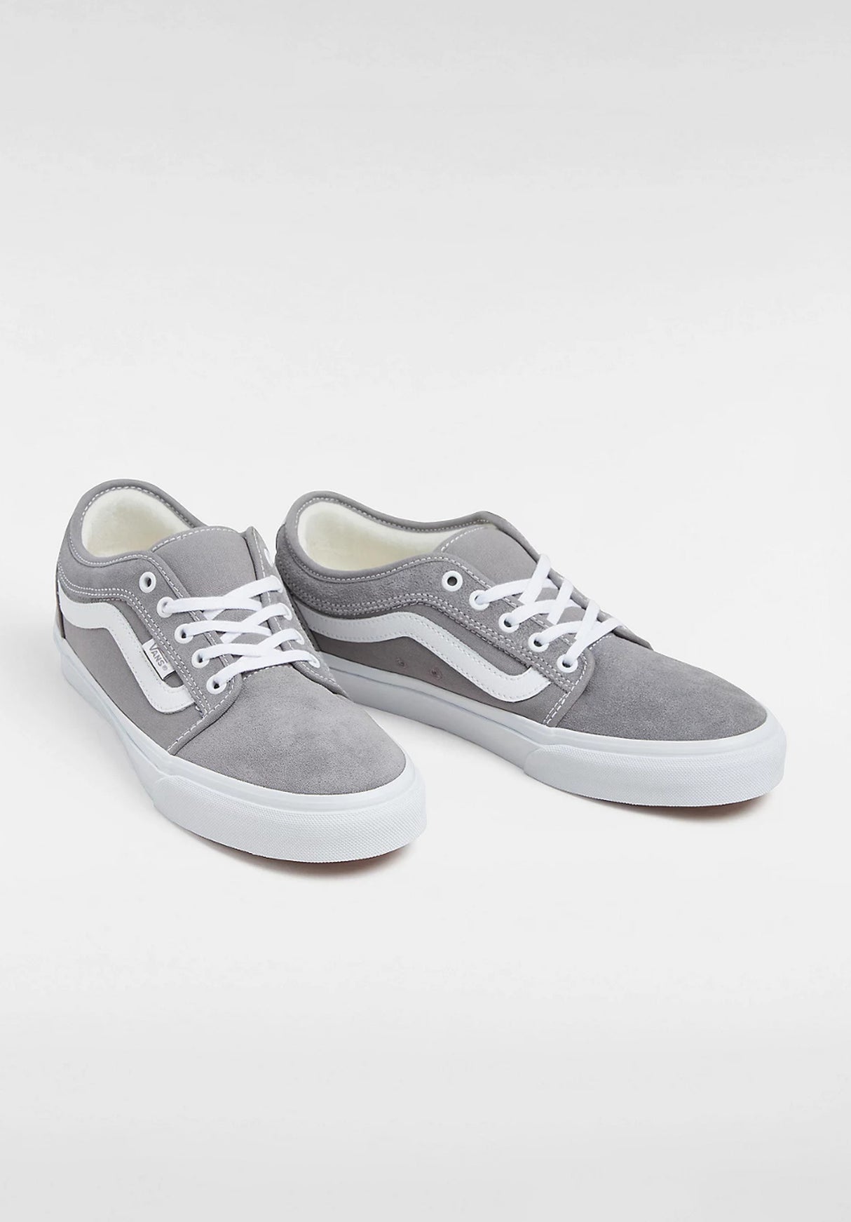 Skate Chukka Low Sidestripe lightgrey Rueckenansicht