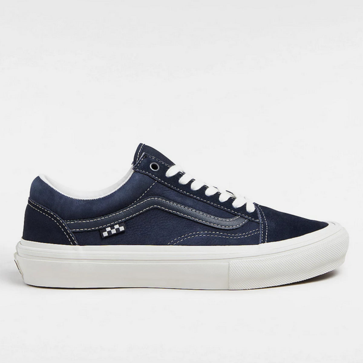Skate Old Skool Vans Mens Shoes in wrappeddeepnavy-vintagewhite for men