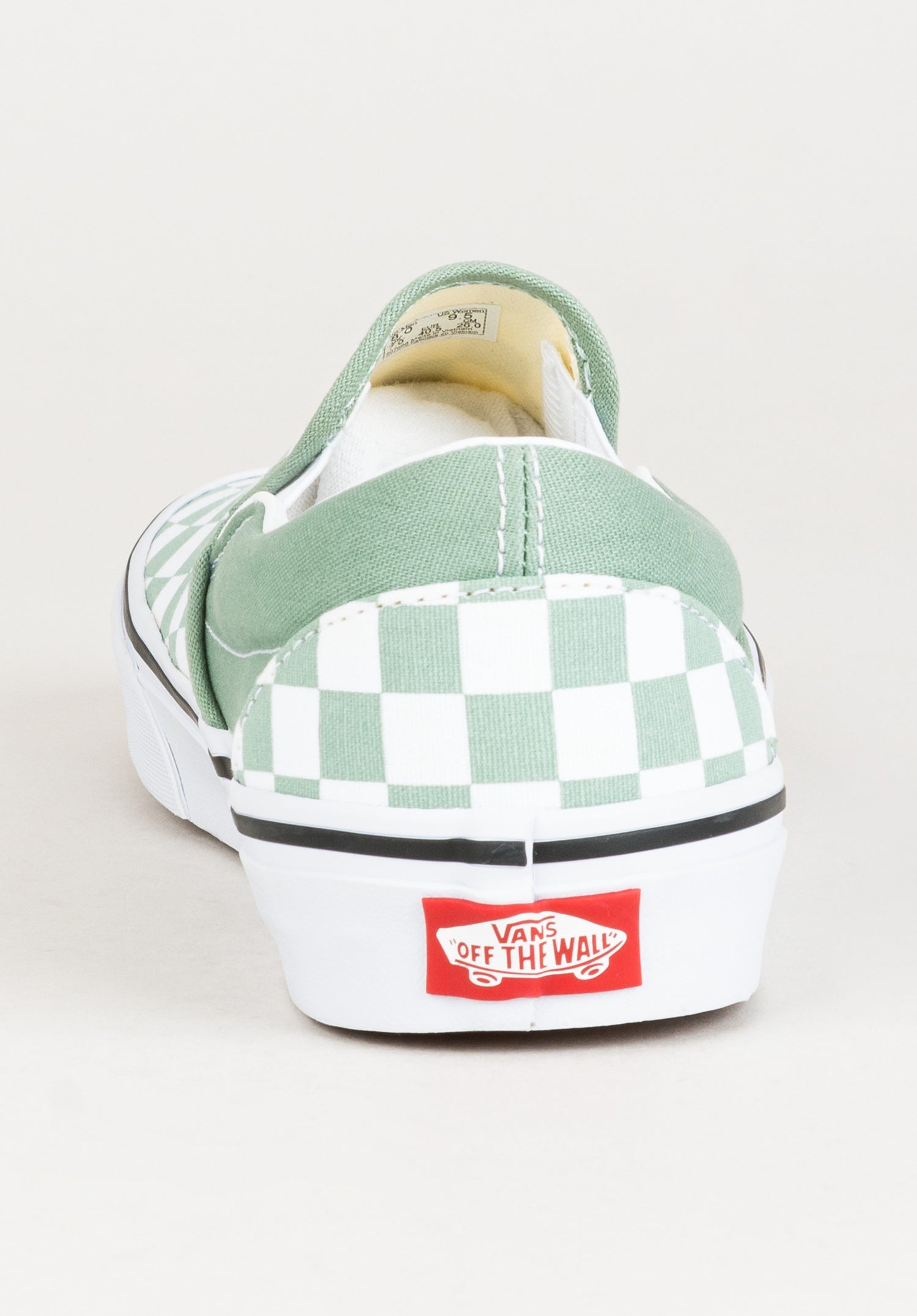 Slip-On colotheorycheckerboardiceberggreen Seitenansicht Zoom Image