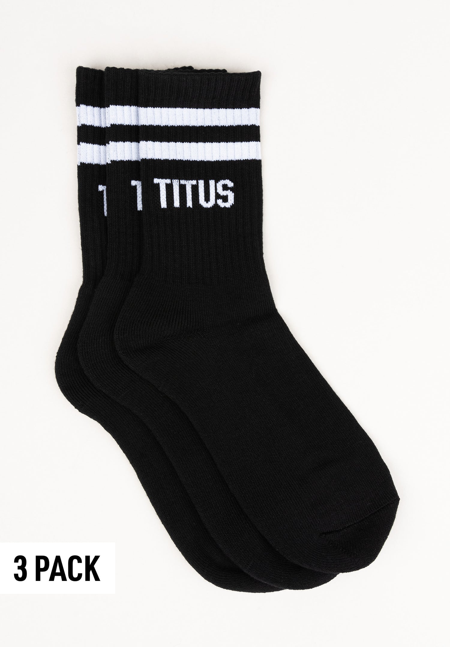 Socks 3 Pack black Vorderansicht Zoom Image