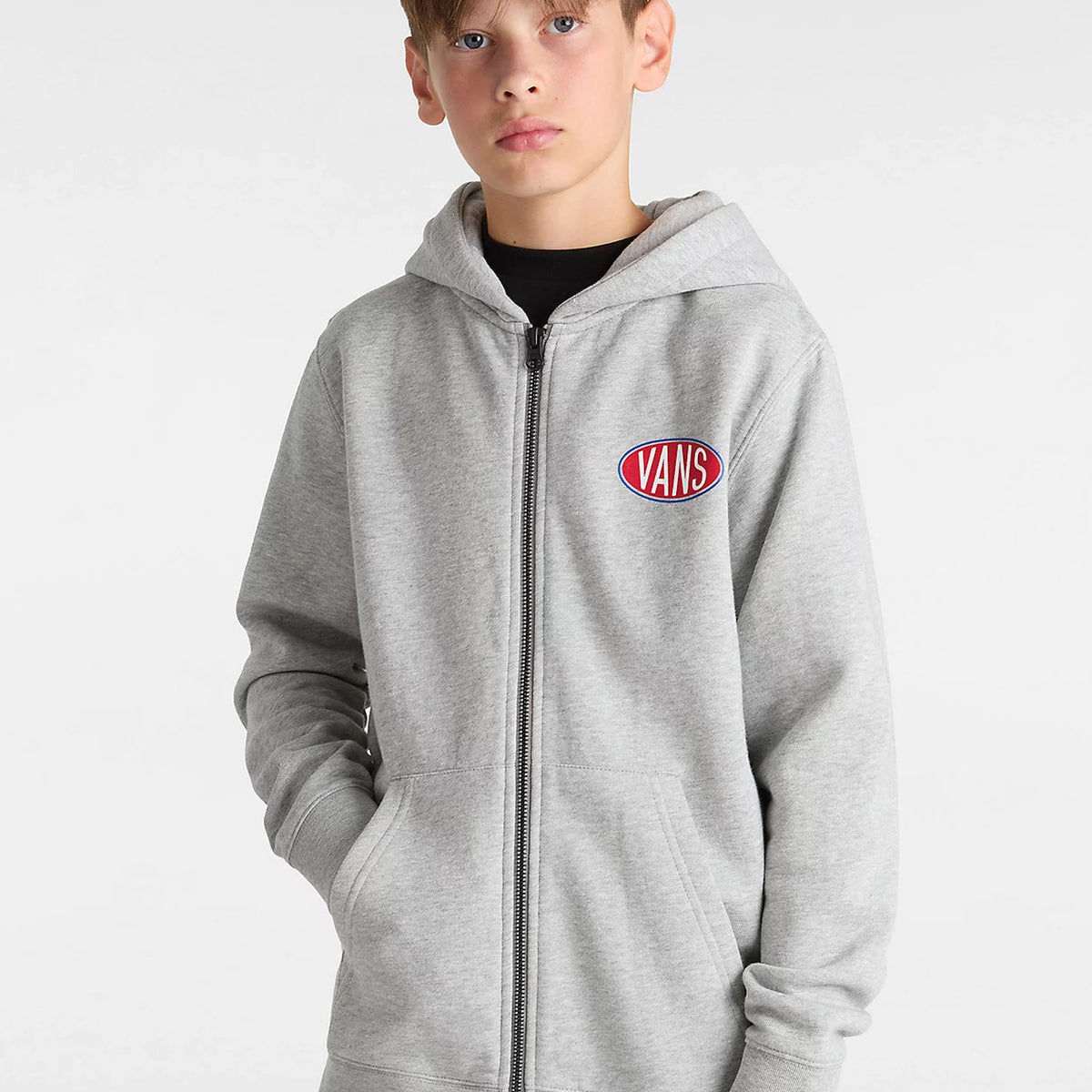 Spray On FZ Vans Sweat capuche zippé en cementheather pour