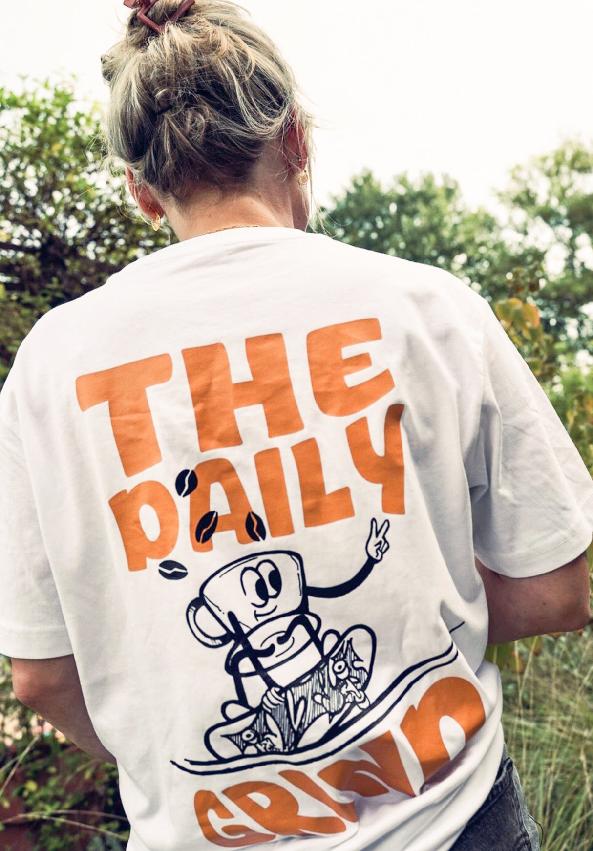 TITUS x Roestbar ''THE DAILY GRIND" white Oberansicht