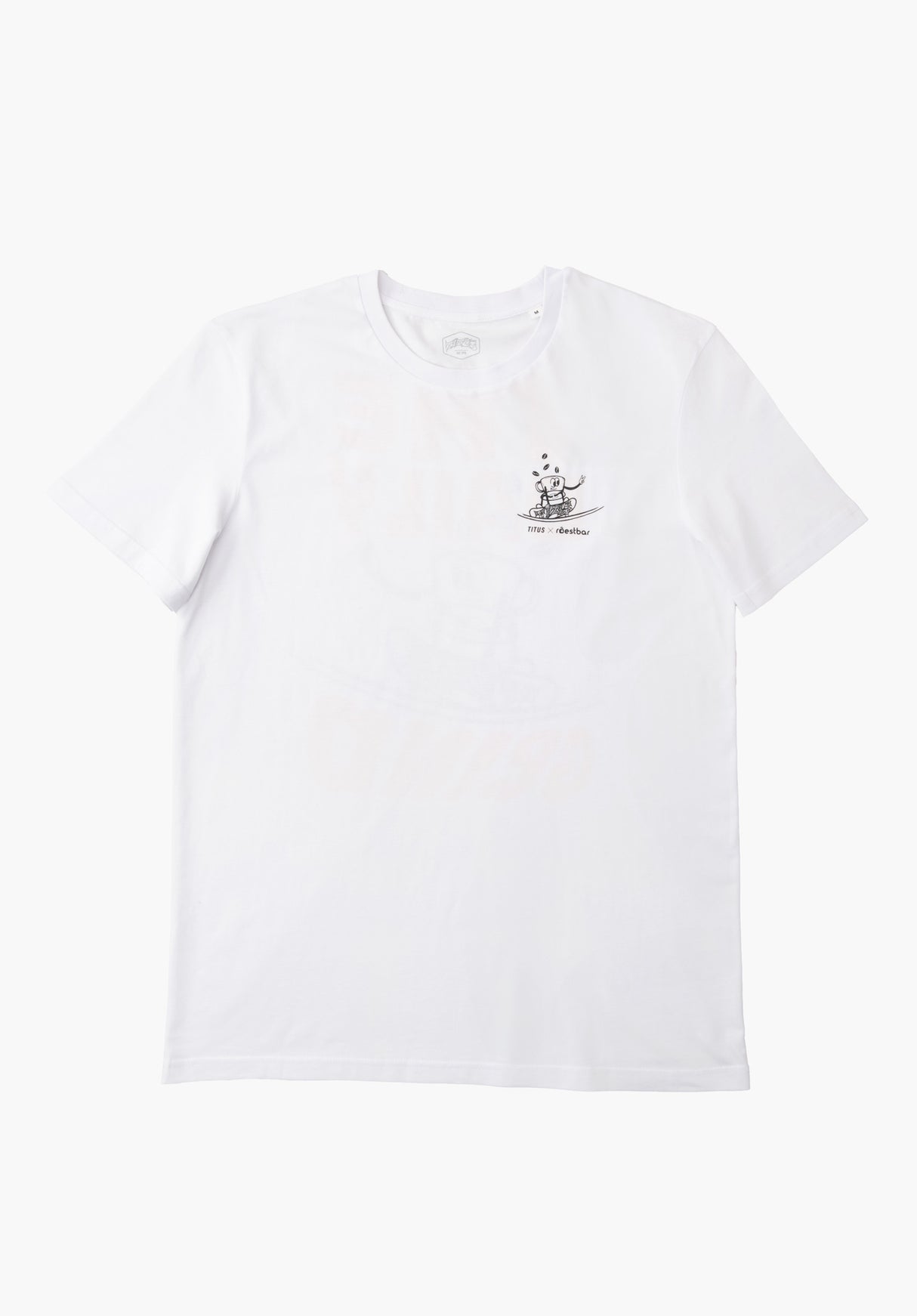 TITUS x Roestbar ''THE DAILY GRIND" white Rueckenansicht