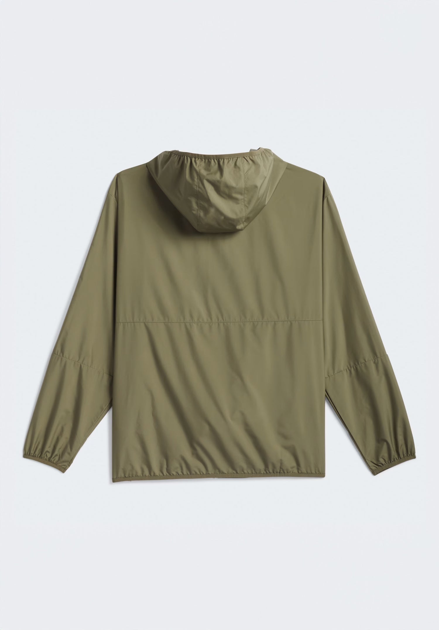 Windbreaker olivestrata-white Rueckenansicht Zoom Image
