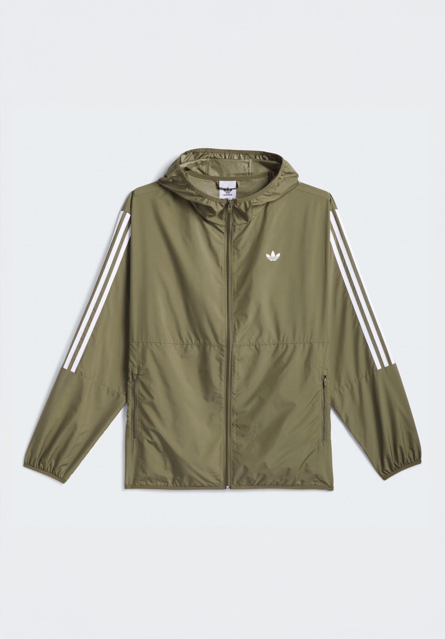 Windbreaker olivestrata-white Vorderansicht Zoom Image
