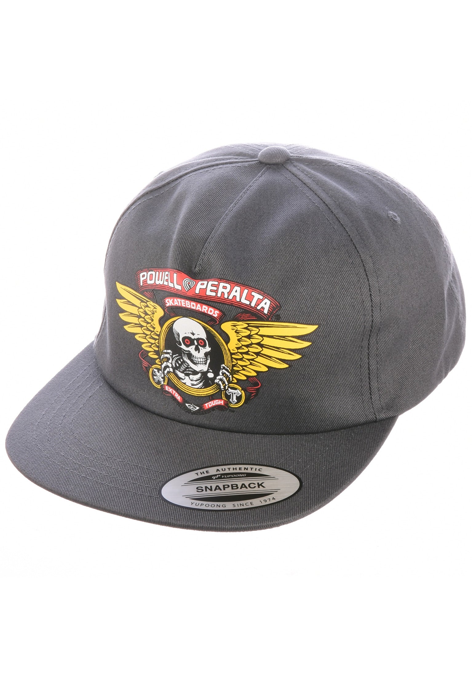 Winged Ripper Snapback Powell-Peralta Cap in charcoal for men – TITUS