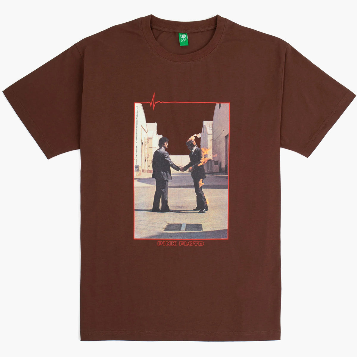 T-shirt Ufficiale Pink Floyd Wish You Were Here | Maglietta Musica Con Copertina Album | Abbigliamento Rock E Memorabilia