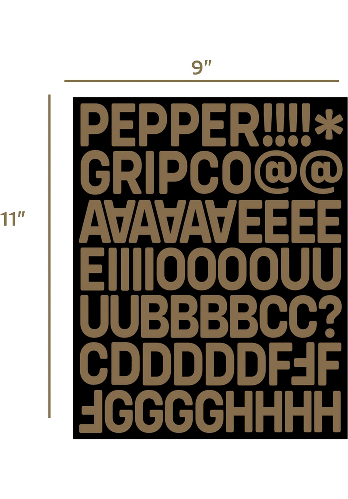 G5 Alpha Numeric Custom Grip Kit black Oberansicht