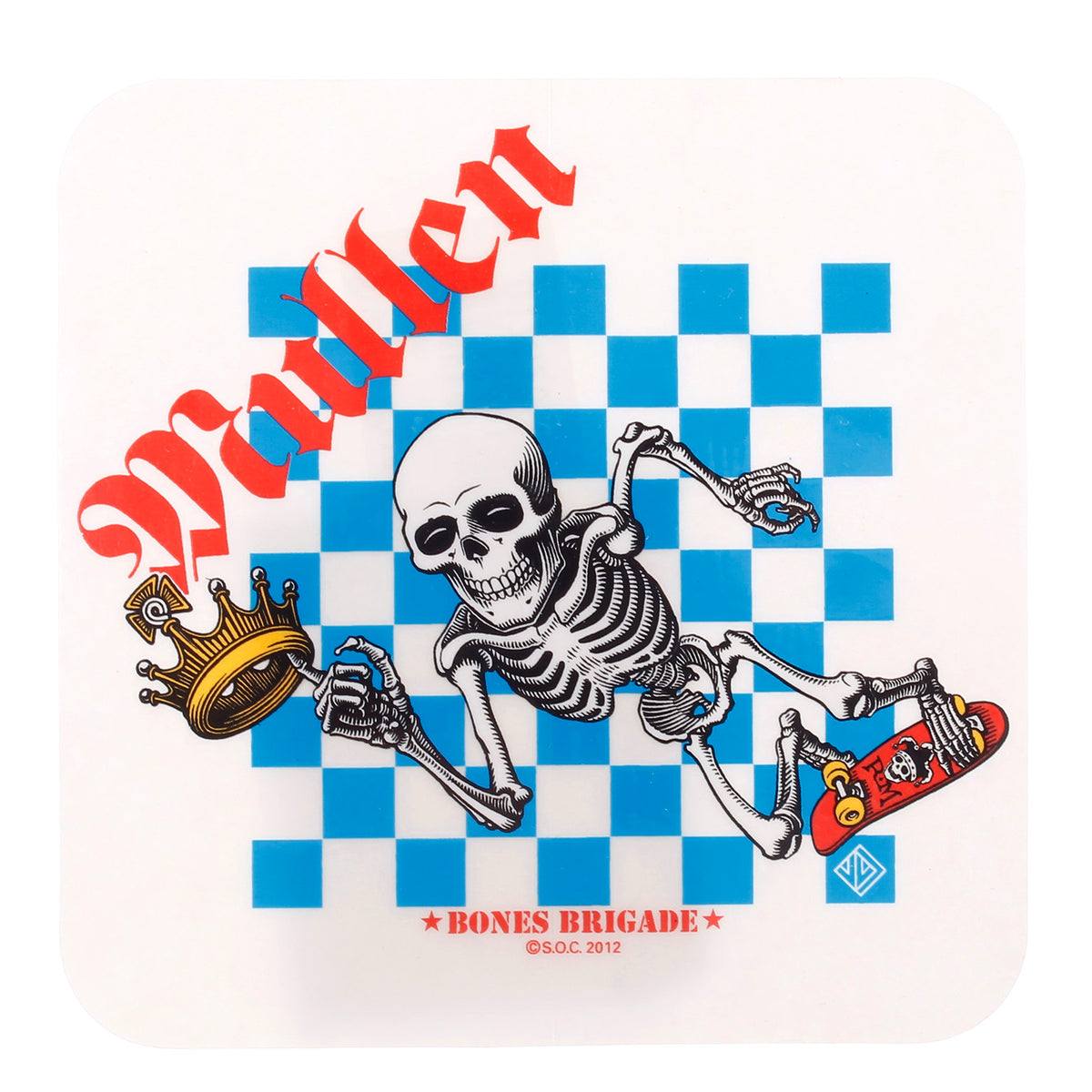 Rodney Mullen Sticker Powell-Peralta Misc. in clear – TITUS